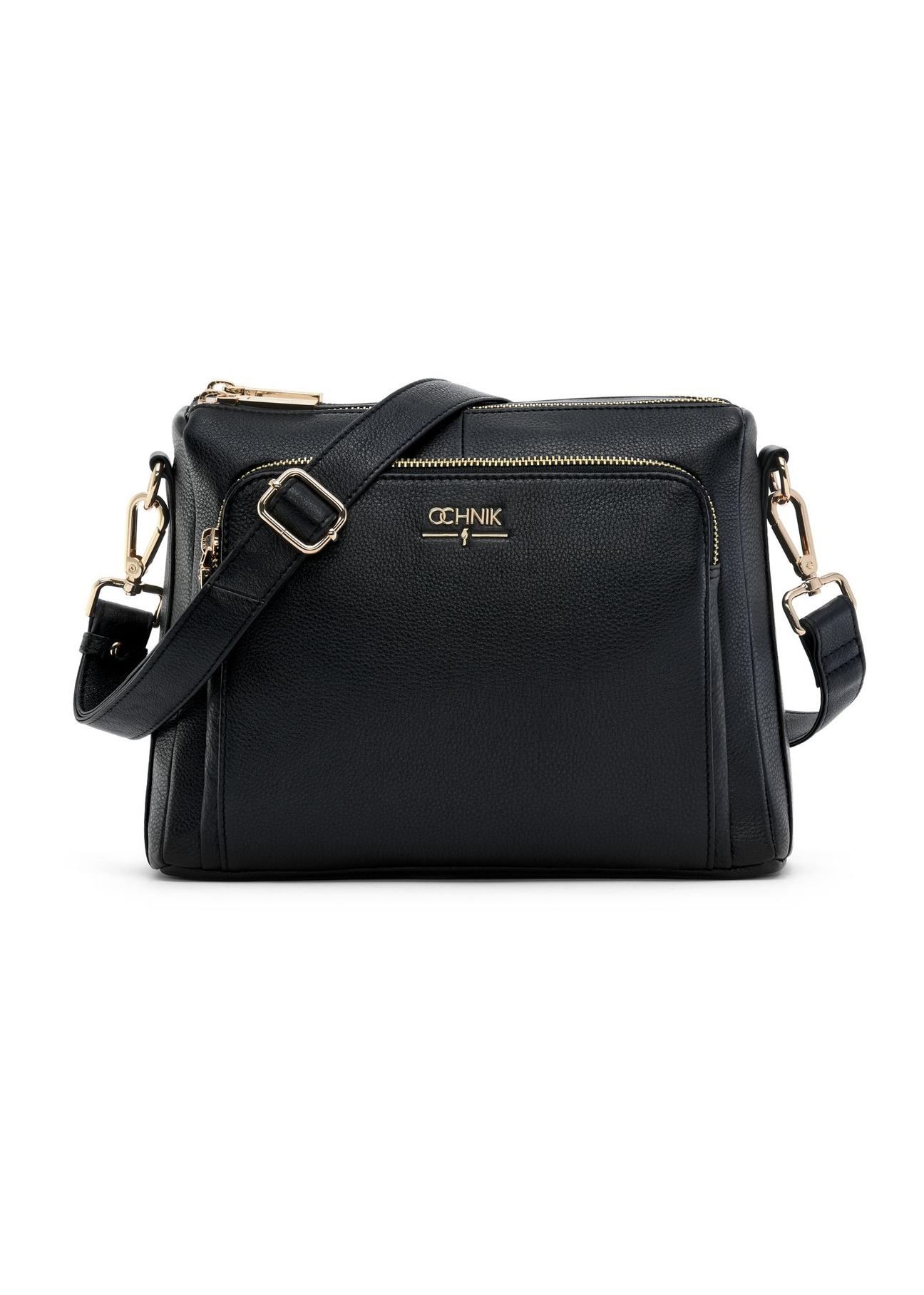 Black leather women's handbag TORES-1081D-99(W25)