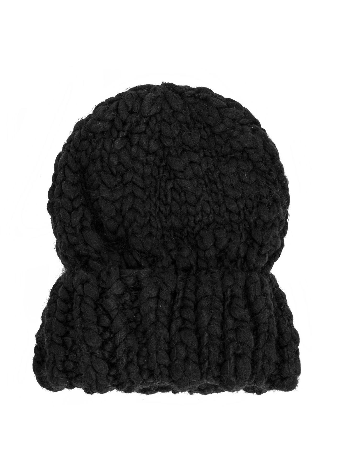 Black women's winter hat CZADT-0182-99(Z24)