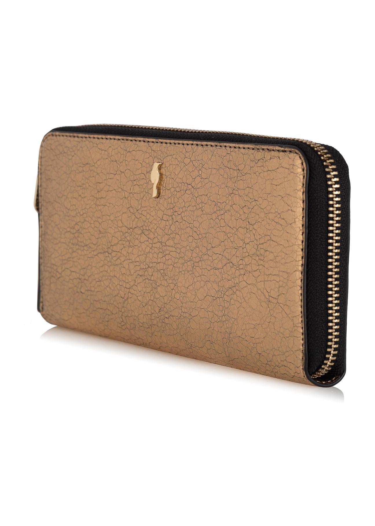 Large gold women's wallet PORES-0875-28(Z23)-02