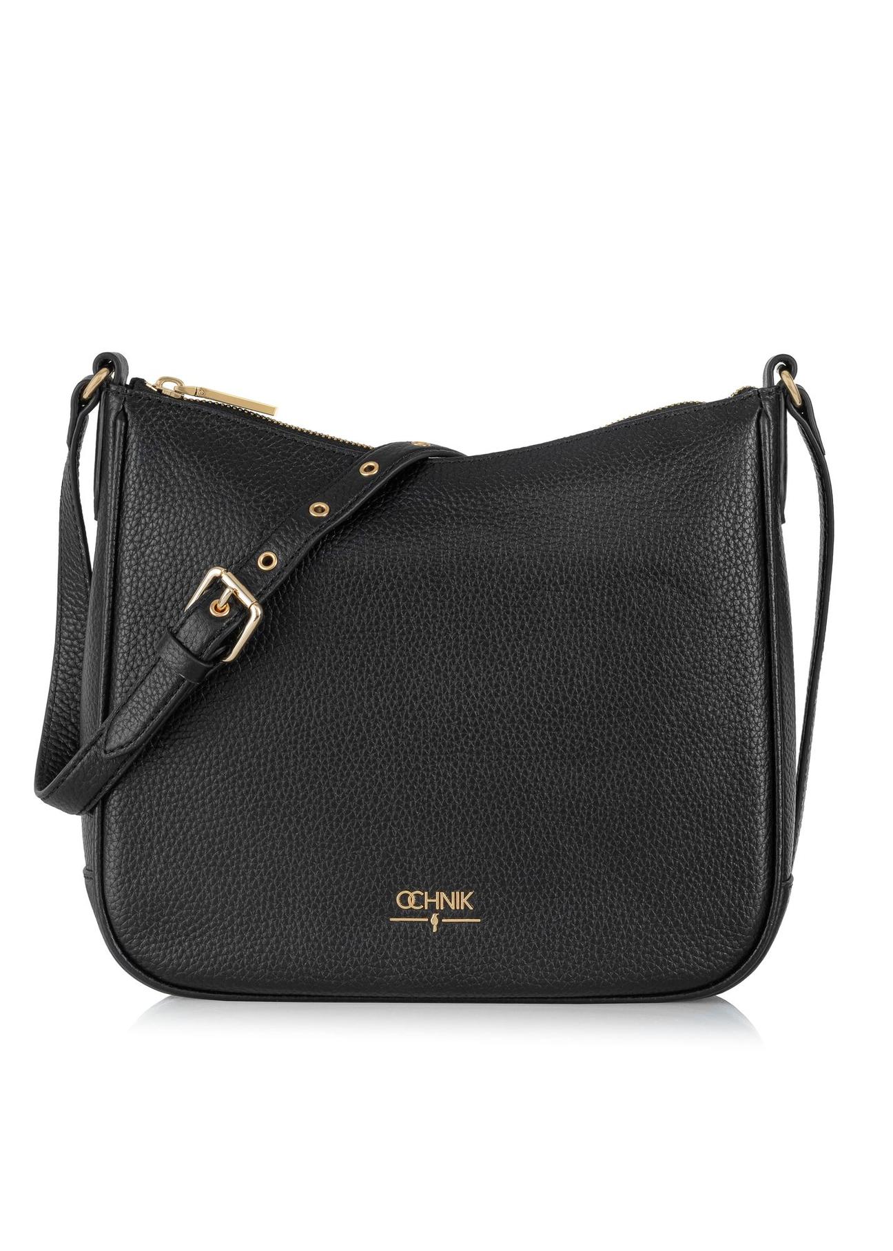 Black leather women's shoulder bag TORES-1041-99(Z24)-03