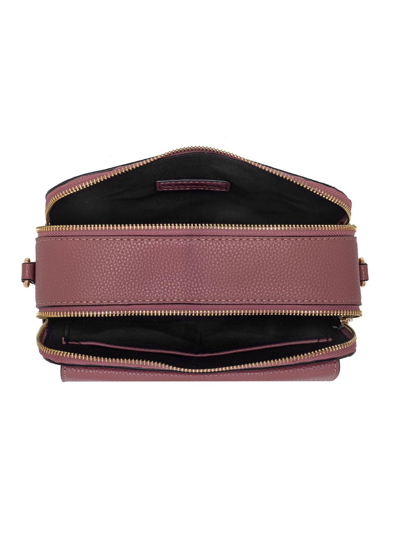 Women's messenger bag in dark pink TOREC-0405B-32(Z24)-05