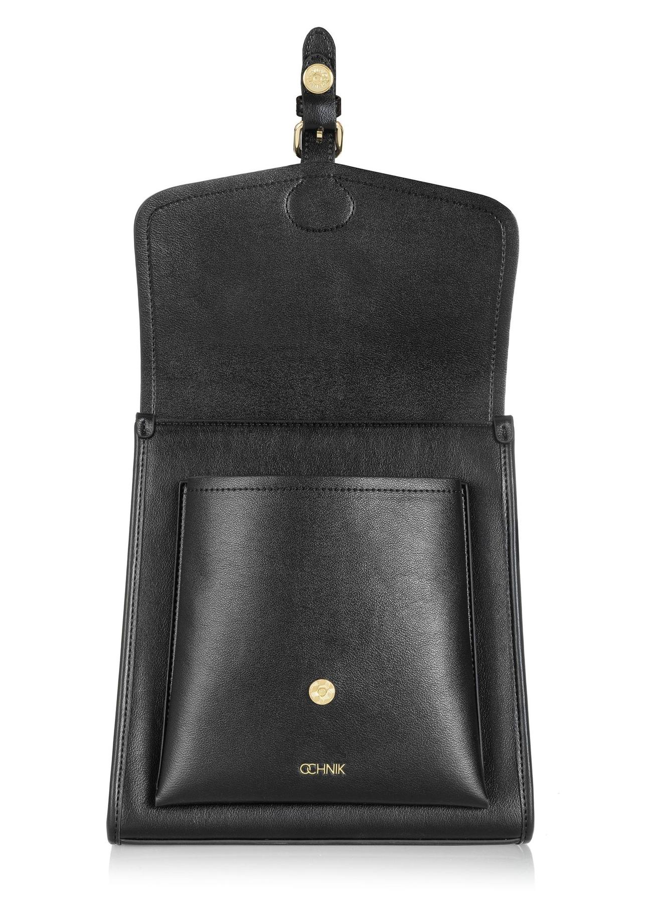 Black medium elegant women's backpack TOREC-0985-99(Z24)