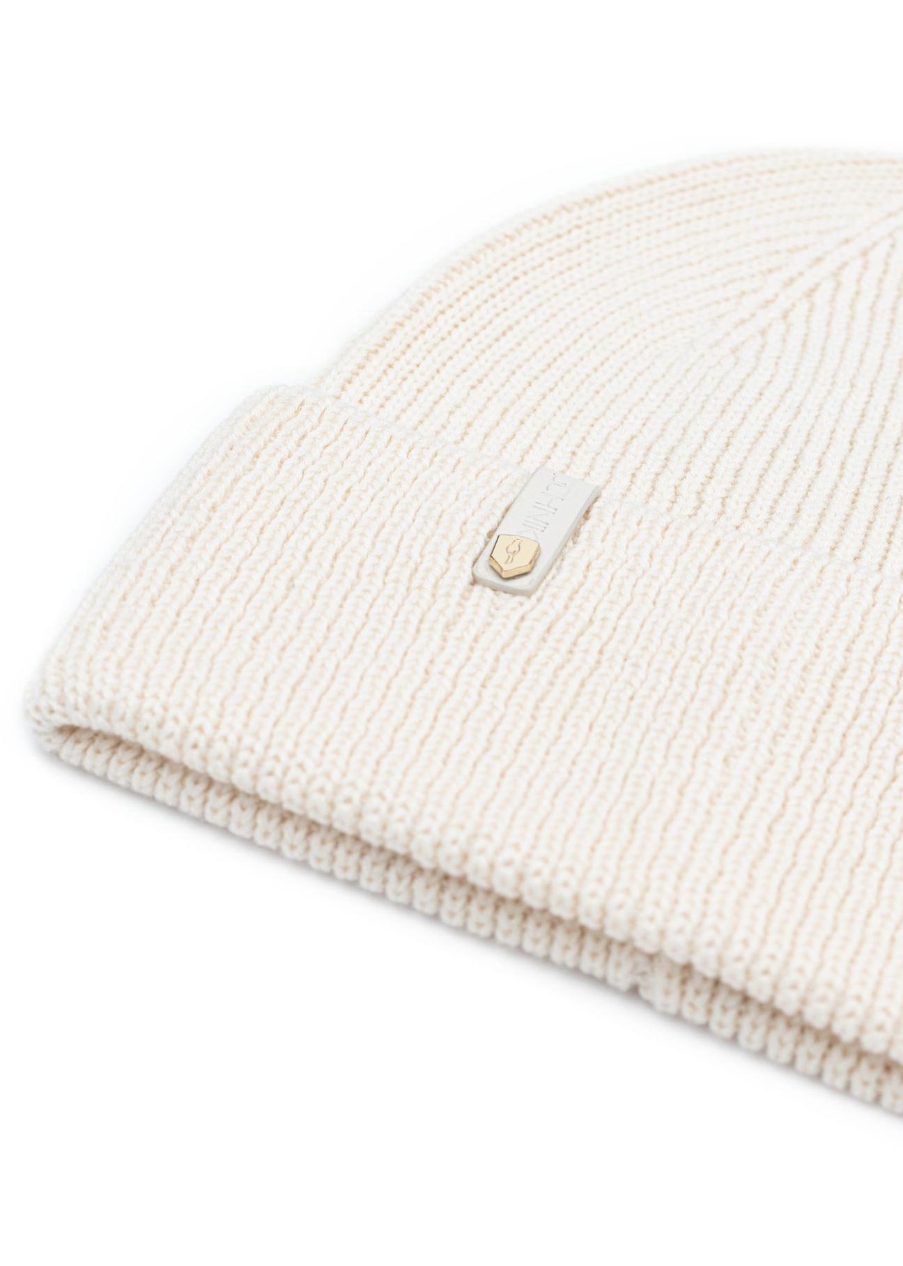 Classic cream women's winter hat CZADT-0178-81(Z24)-03