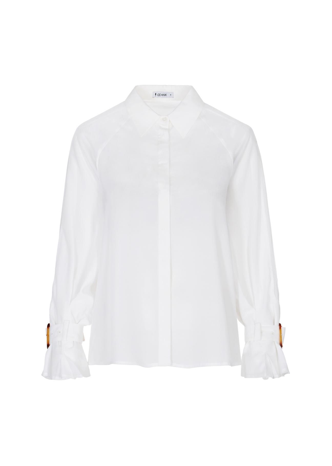 White shirt with wide sleeves KOSDT-0087-11(W21)-02