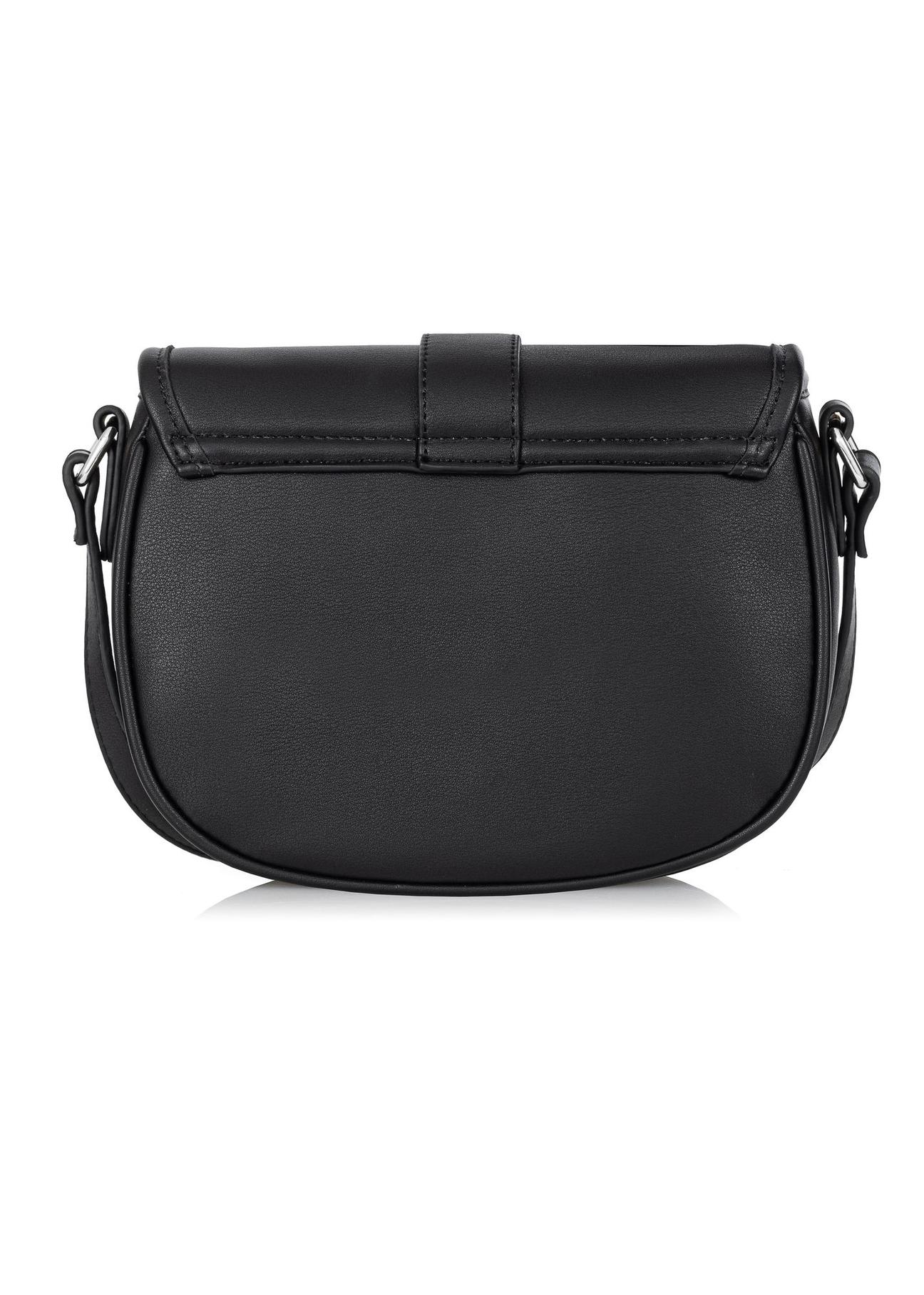 Black women's handbag made of imitation leather TOREC-0756B-99(W25)-04