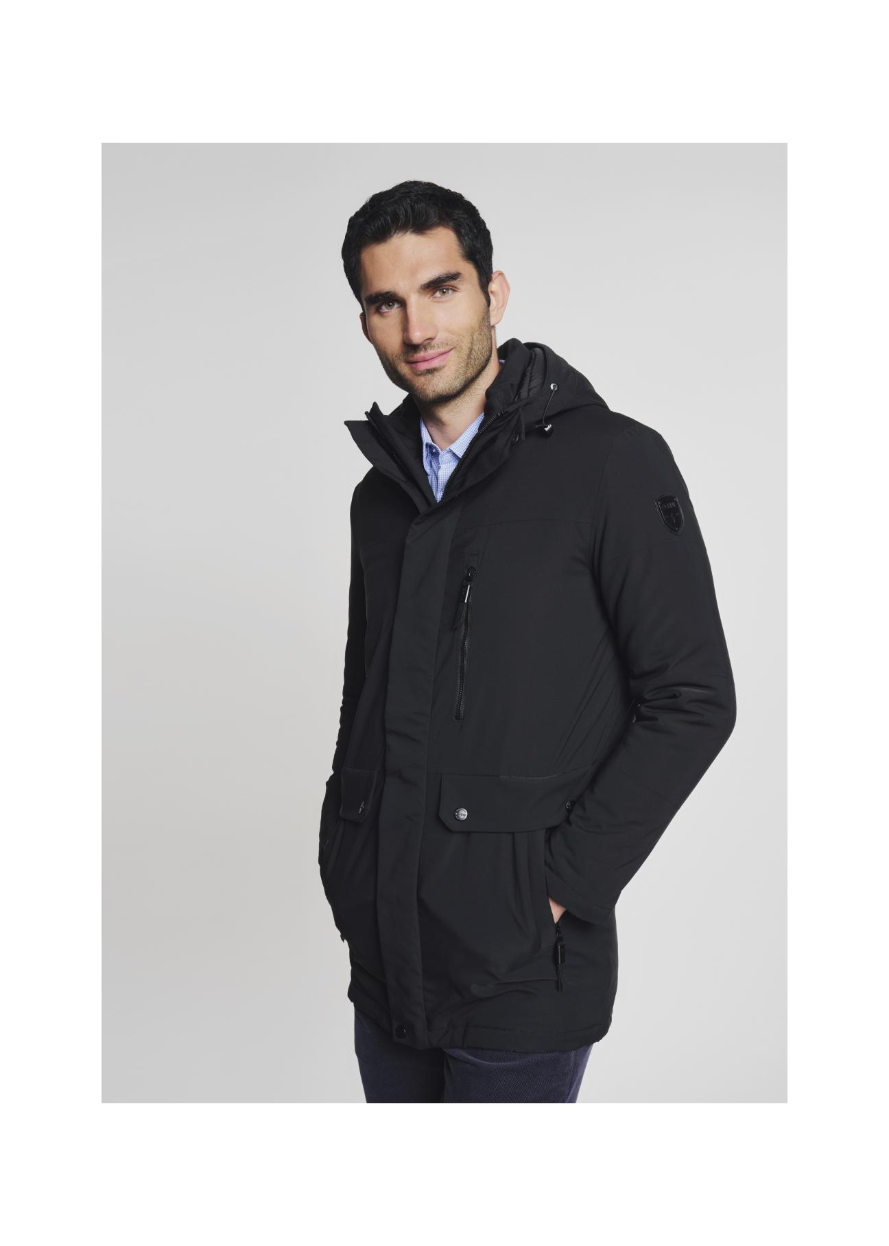 Men's autumn jacket with hood KURMT-0211-99(Z21)-03