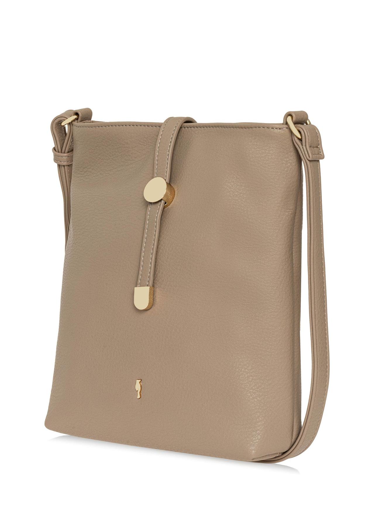 Dark beige women's shoulder bag TOREC-0840A-82(W25)