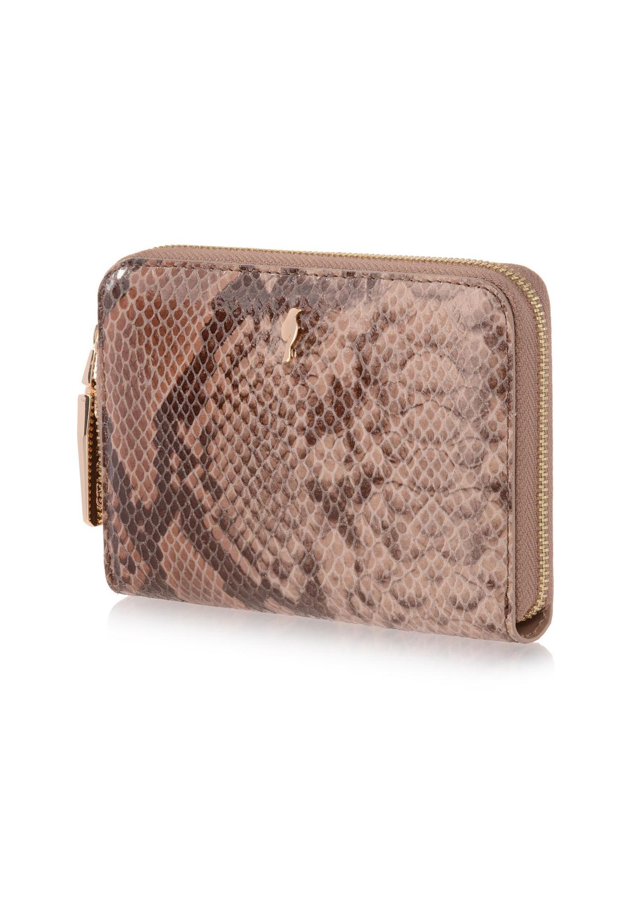 Croco women's leather wallet PORES-0836D-31(W23)-03