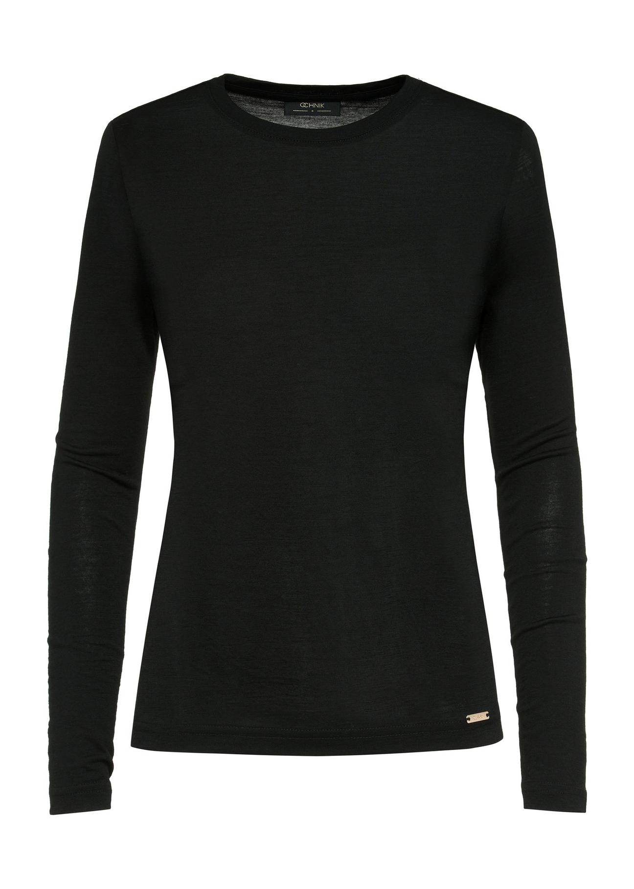 Black women's longsleeve LSLDT-0045-99(Z24)-01