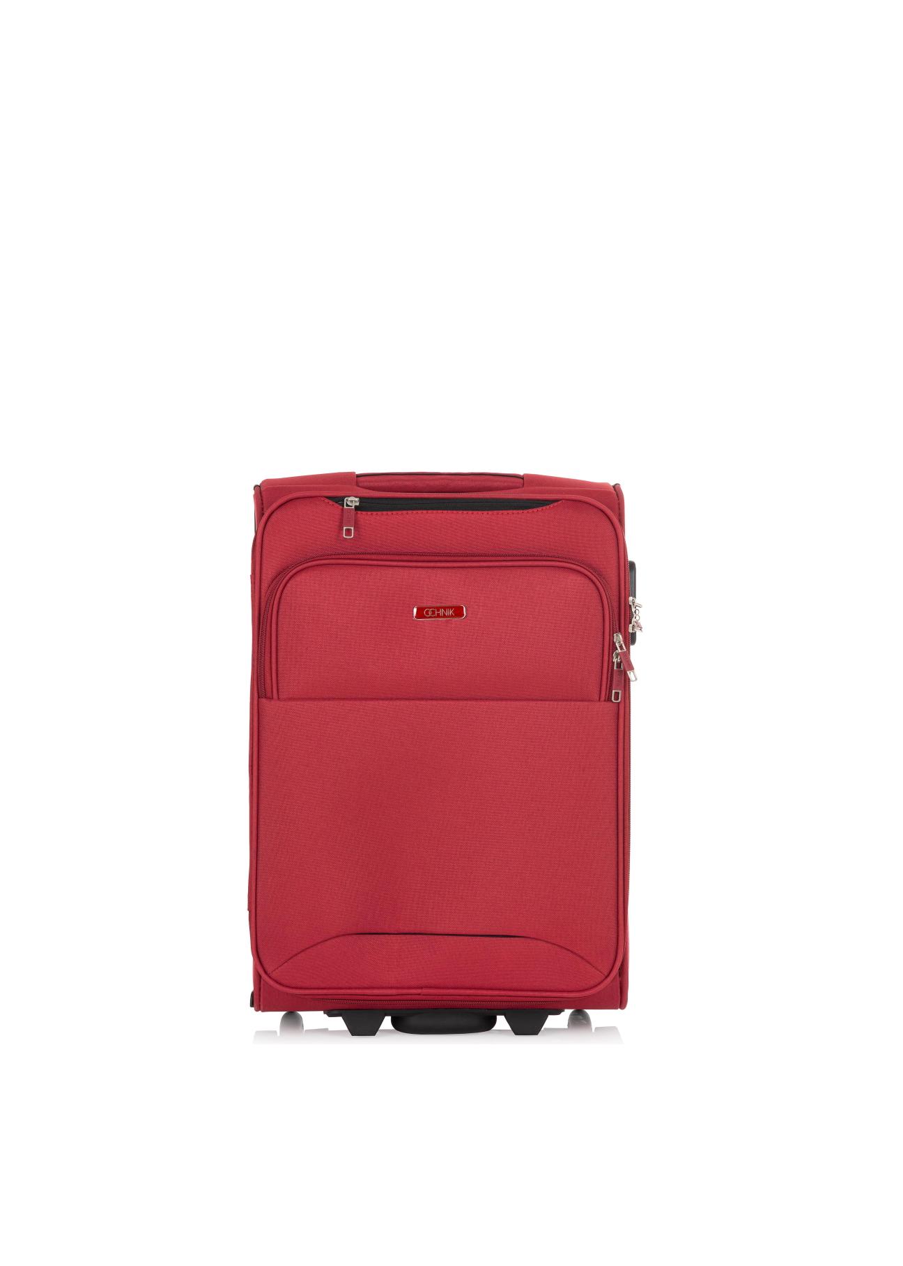 Small suitcase on wheels WALNY-0033-42-19(W24)-01