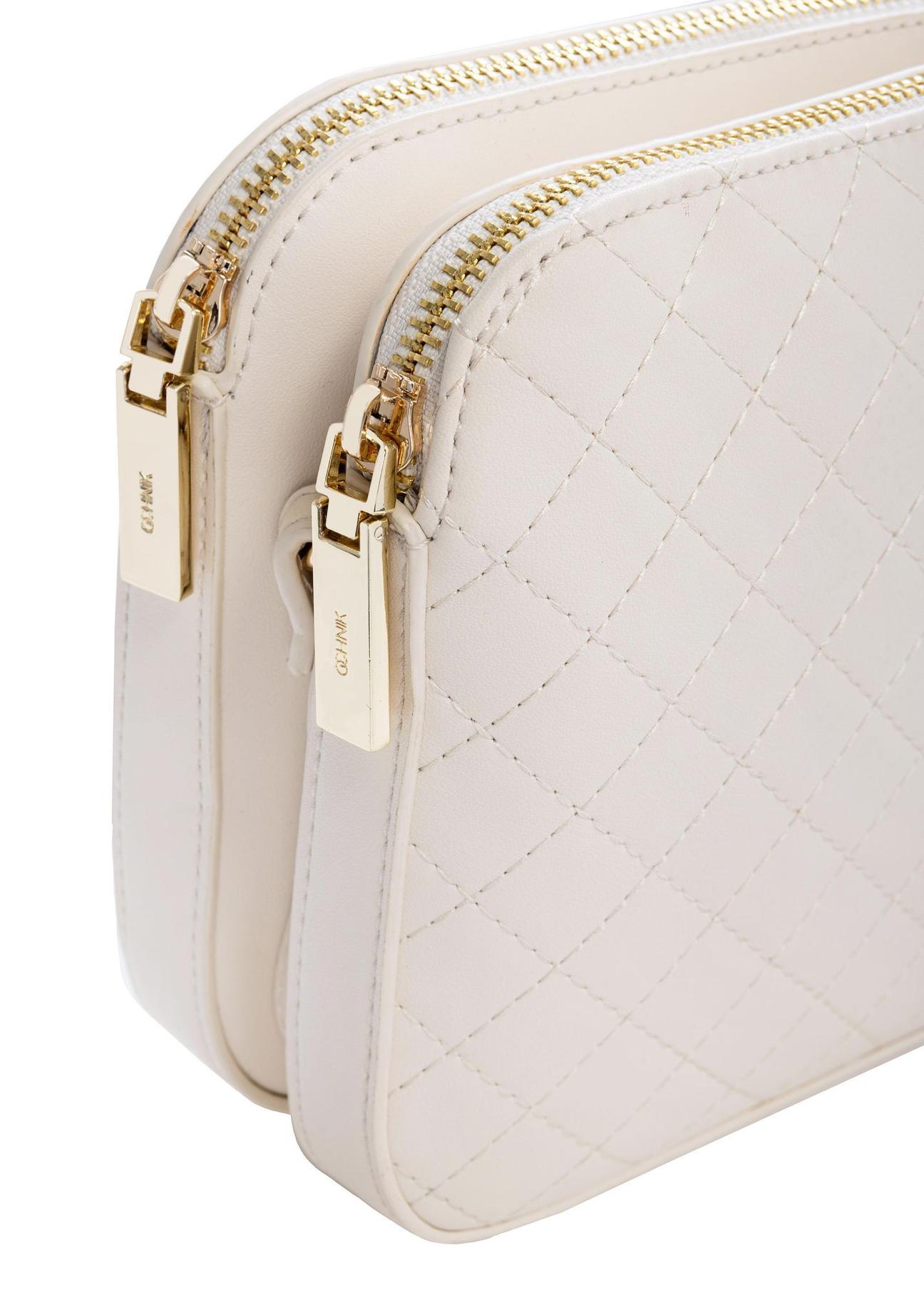 Cream quilted handbag for women TOREC-0205C-12(W24)-06