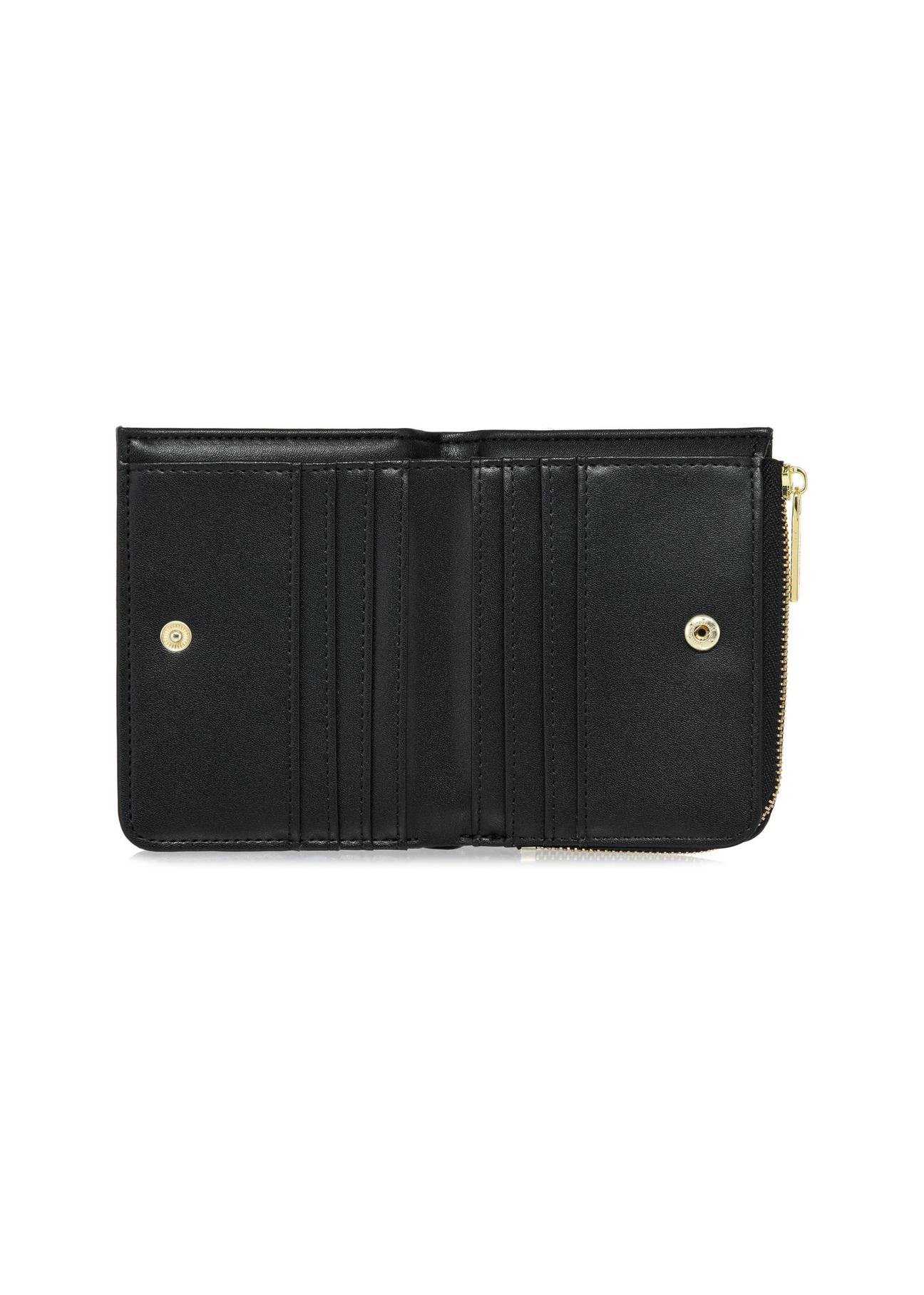 Black small women's wallet POREC-0400-99(Z24)-04