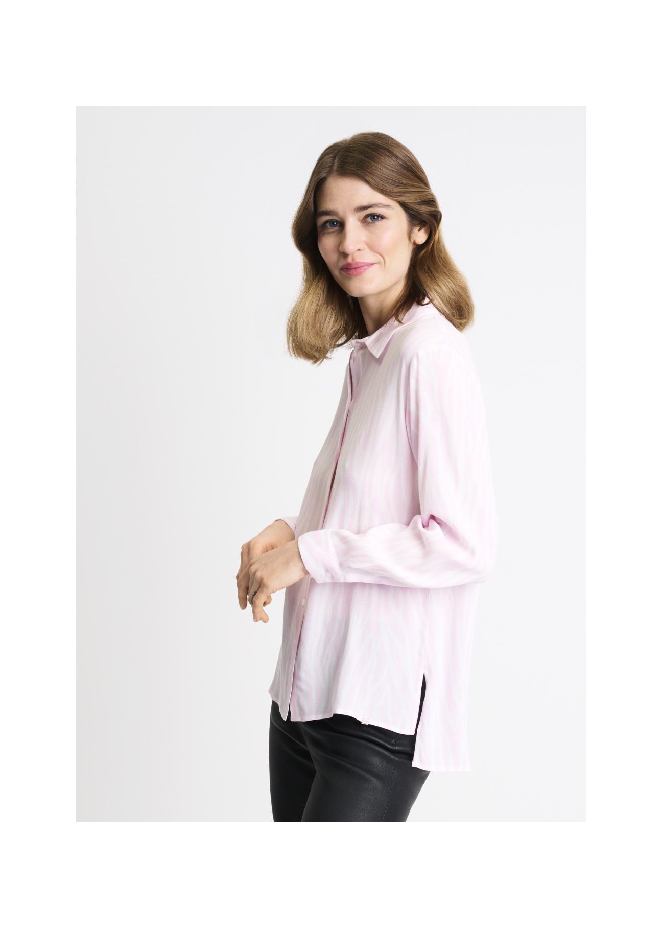 Pink women's shirt KOSDT-0095-34(W22)-05