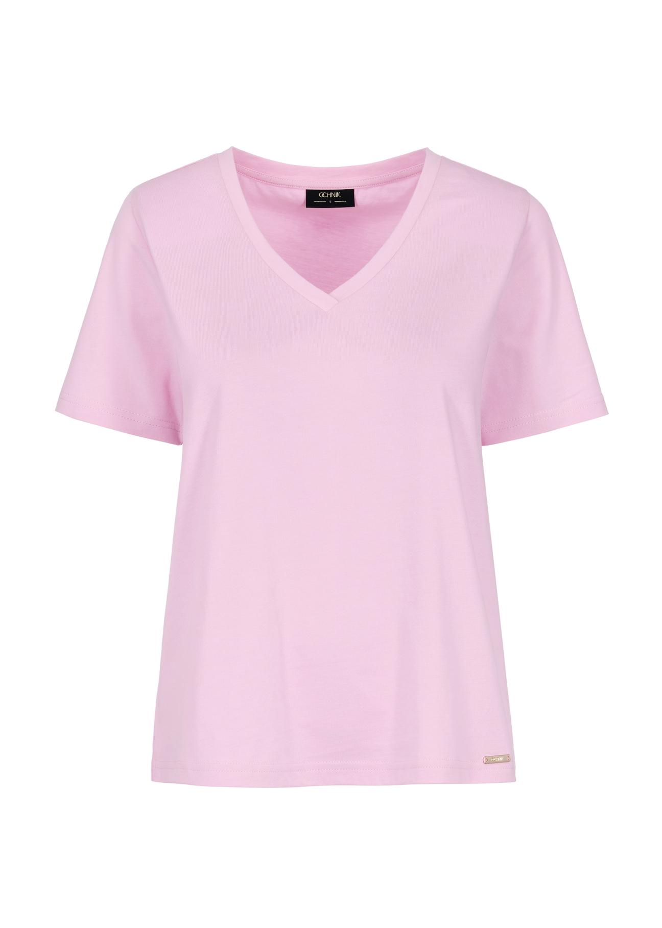 Pink Women's Basic T-shirt TSHDT-0120-34(W24)-04