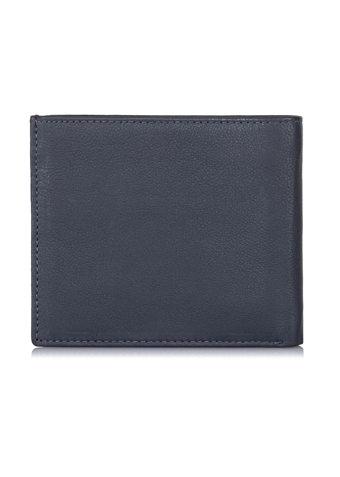 Men's graphite leather wallet PORMS-0544-95(Z23)-03