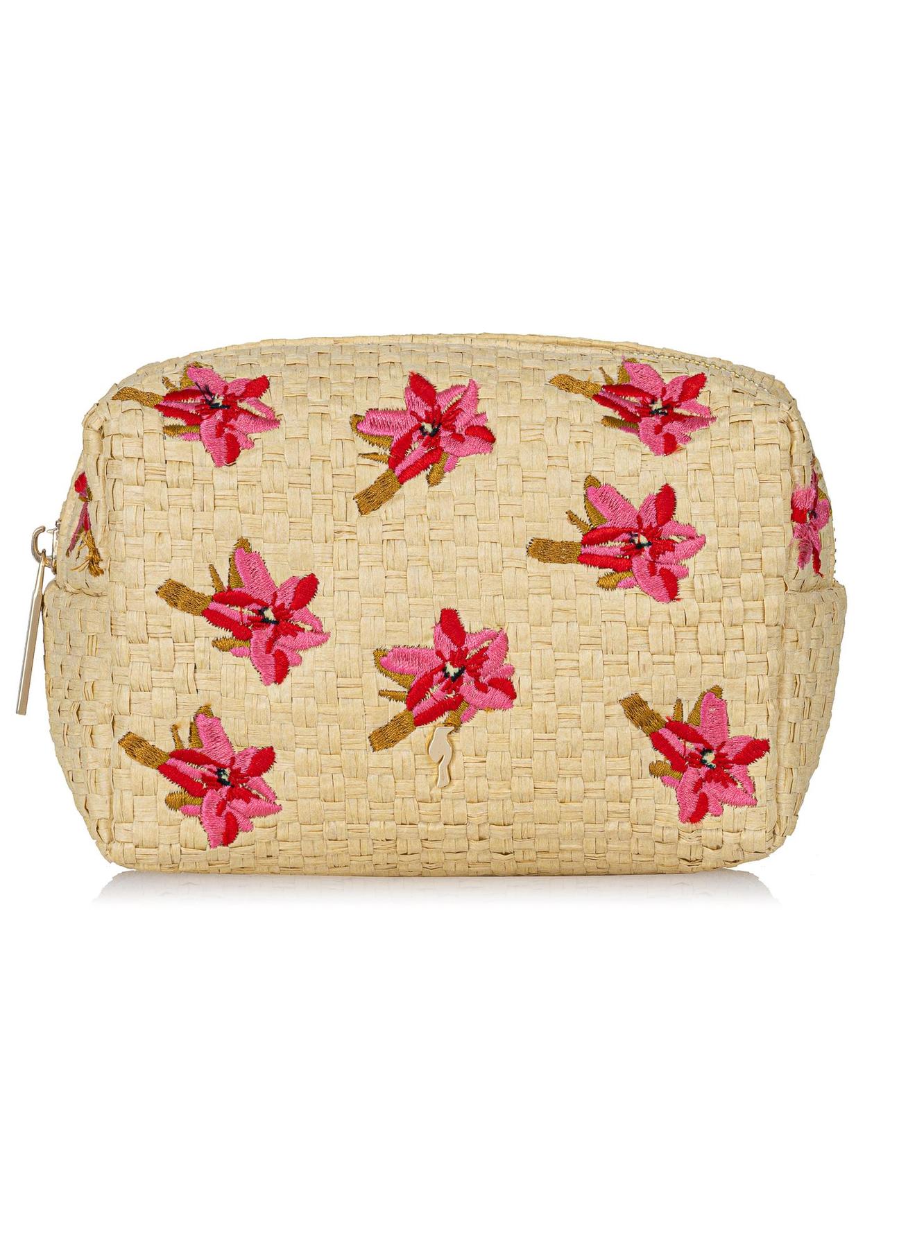 Women's braided floral cosmetic bag TOREC-0766-23(W23)-01