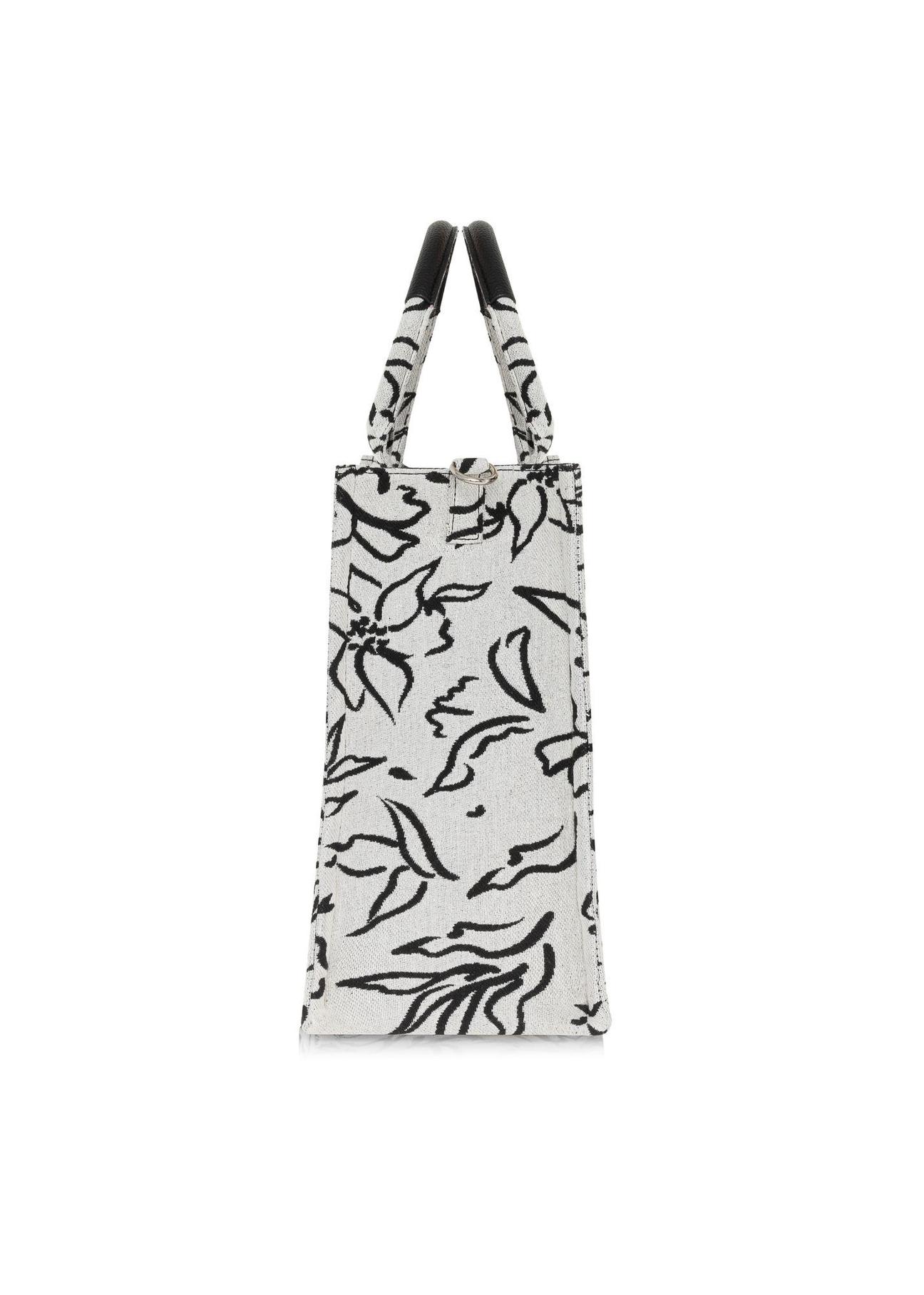 Women's shopper bag in flowers TOREC-0873A-98(W25)