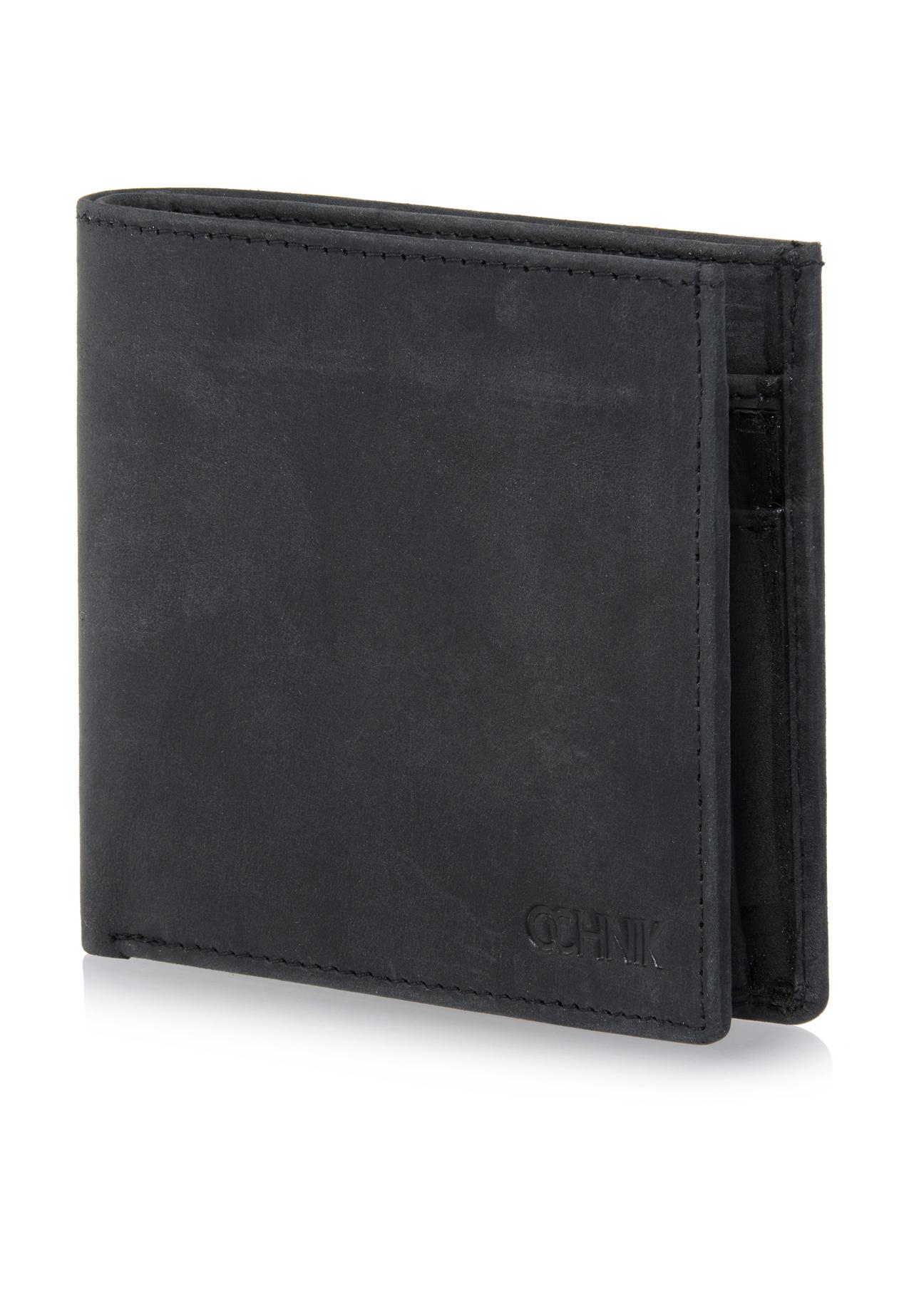 Men's small leather wallet PORMS-0544-99(W23)-02