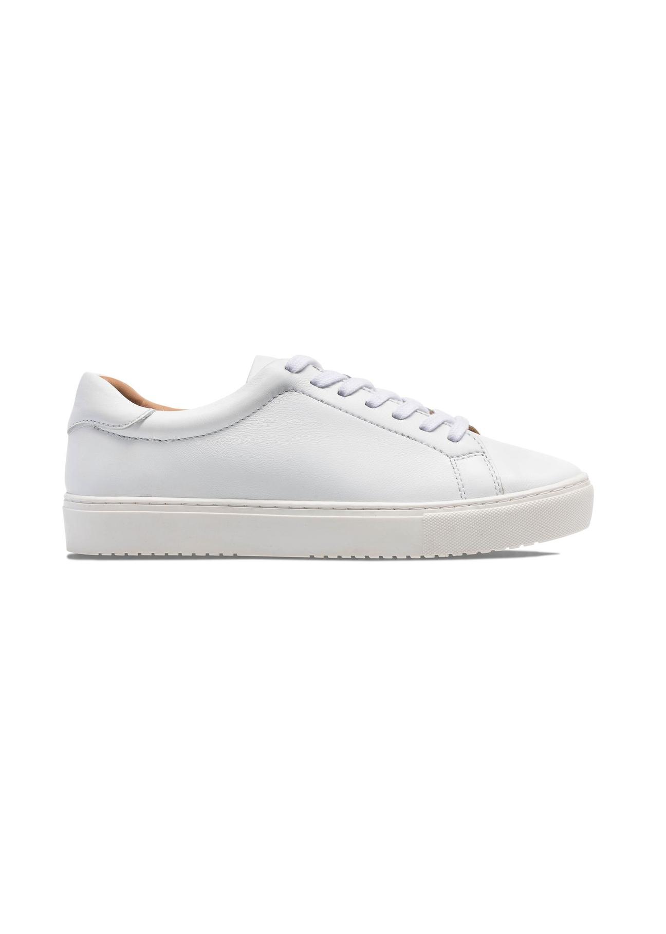 White leather sports shoes BUTYM-0503-11(W25)-03