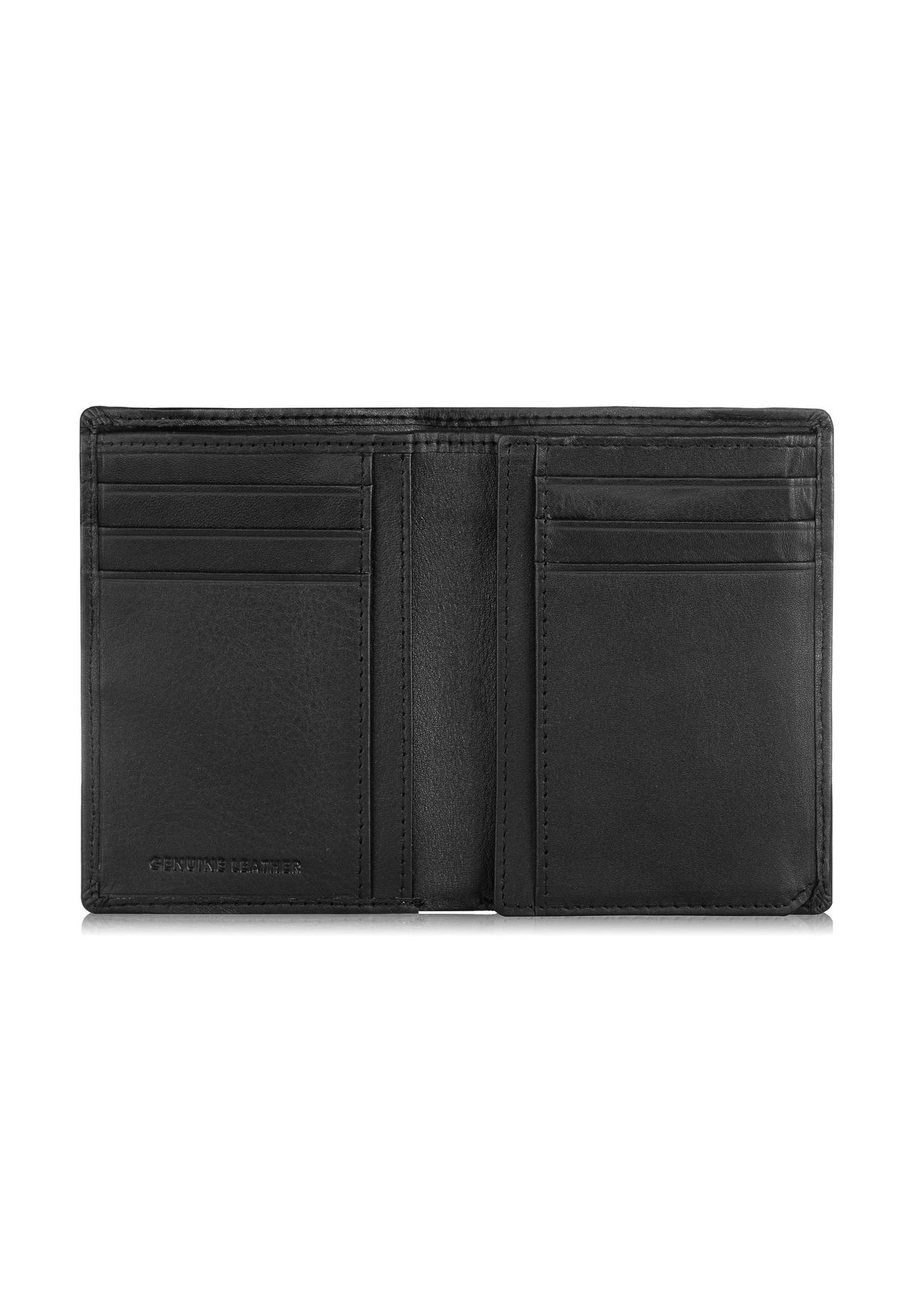 Men's leather wallet with elastic band PORMS-0516-99(W24)-04