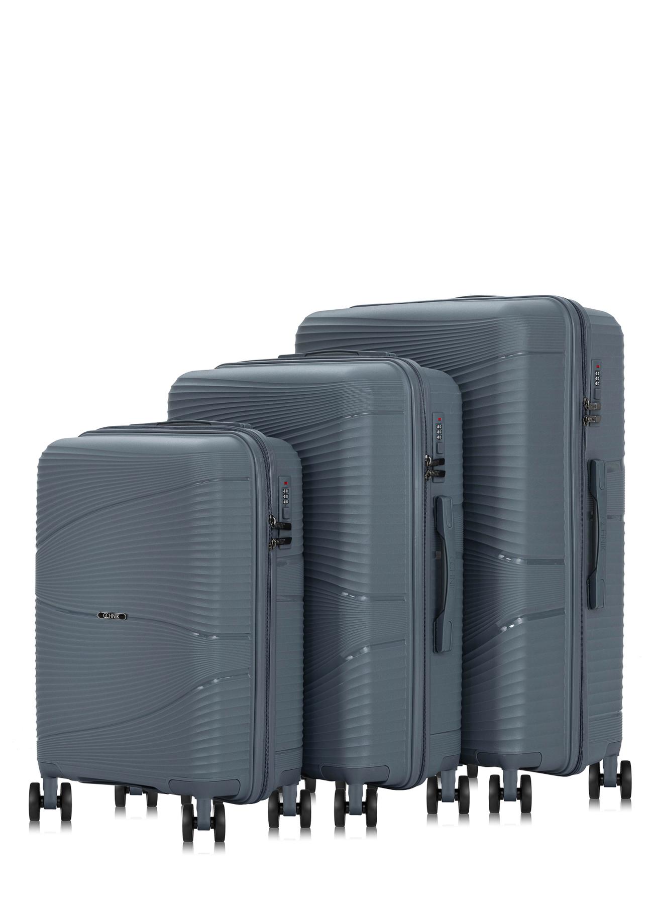 Set of suitcases on wheels 19"/24"/28" WALPP-0021-91(W24)-01