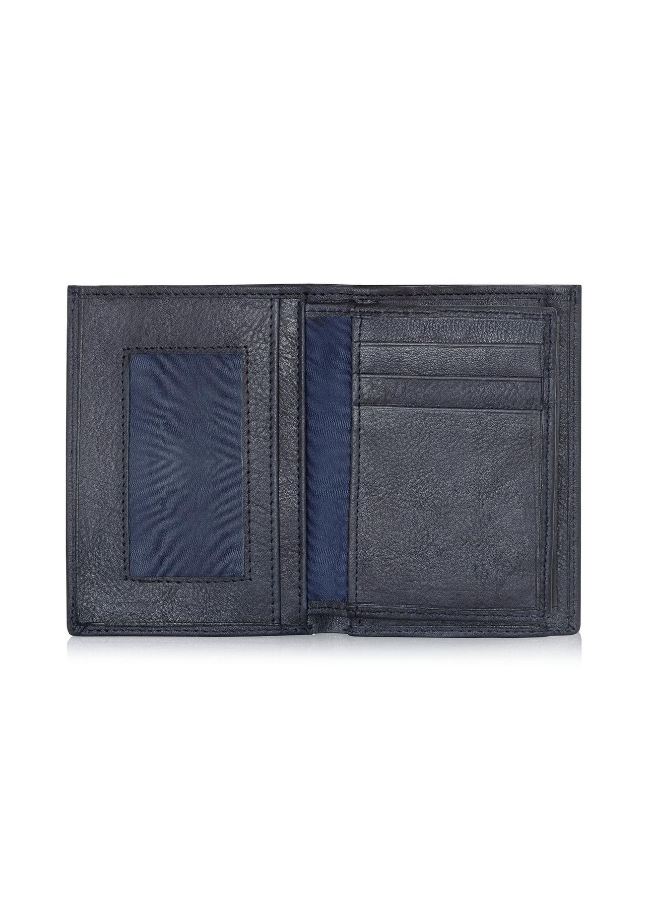 Leather men's wallet without closure PORMS-0204-69(Z24) photo 4