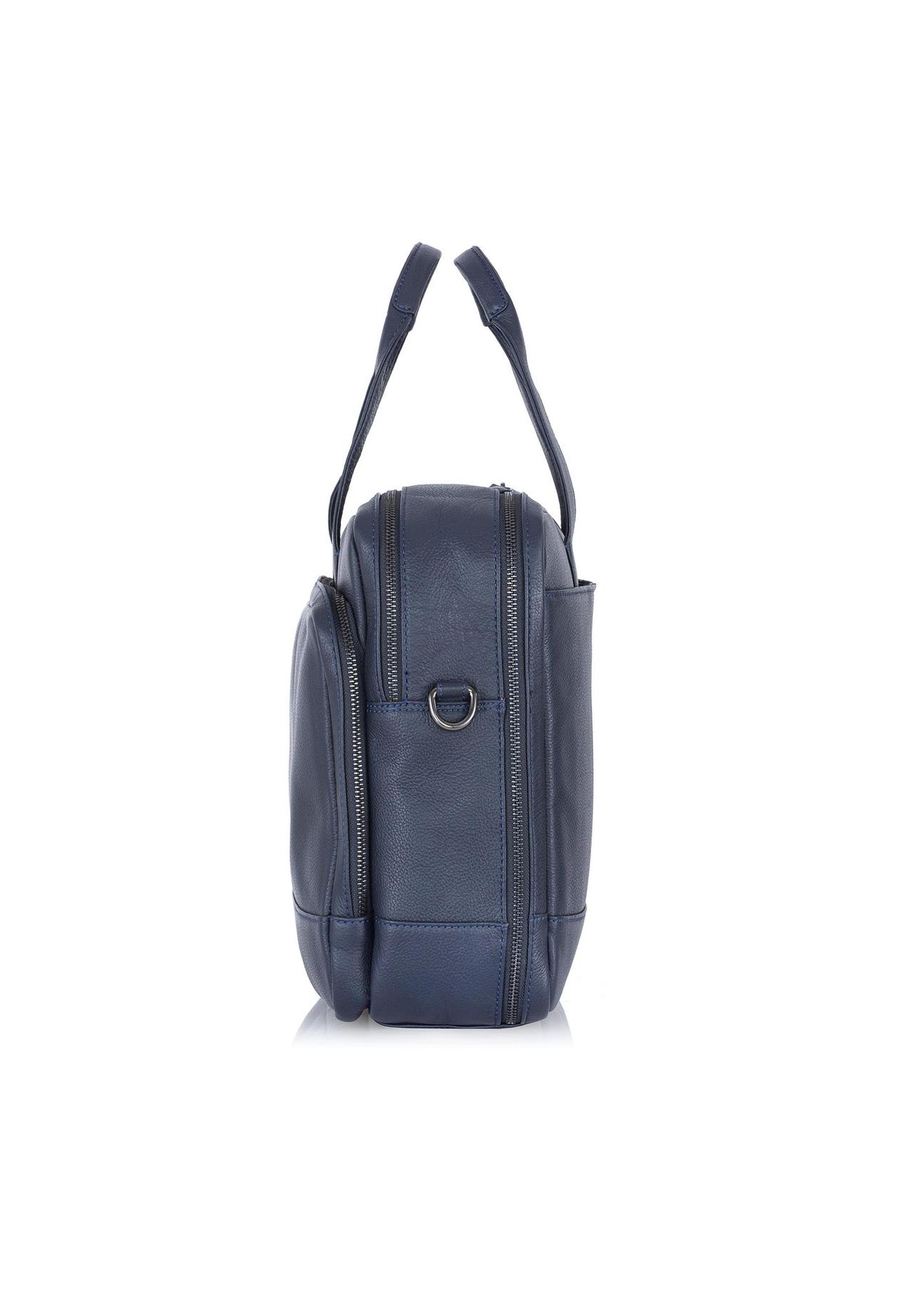 Capacious men's leather bag TORMS-0020A-69(W24)-03