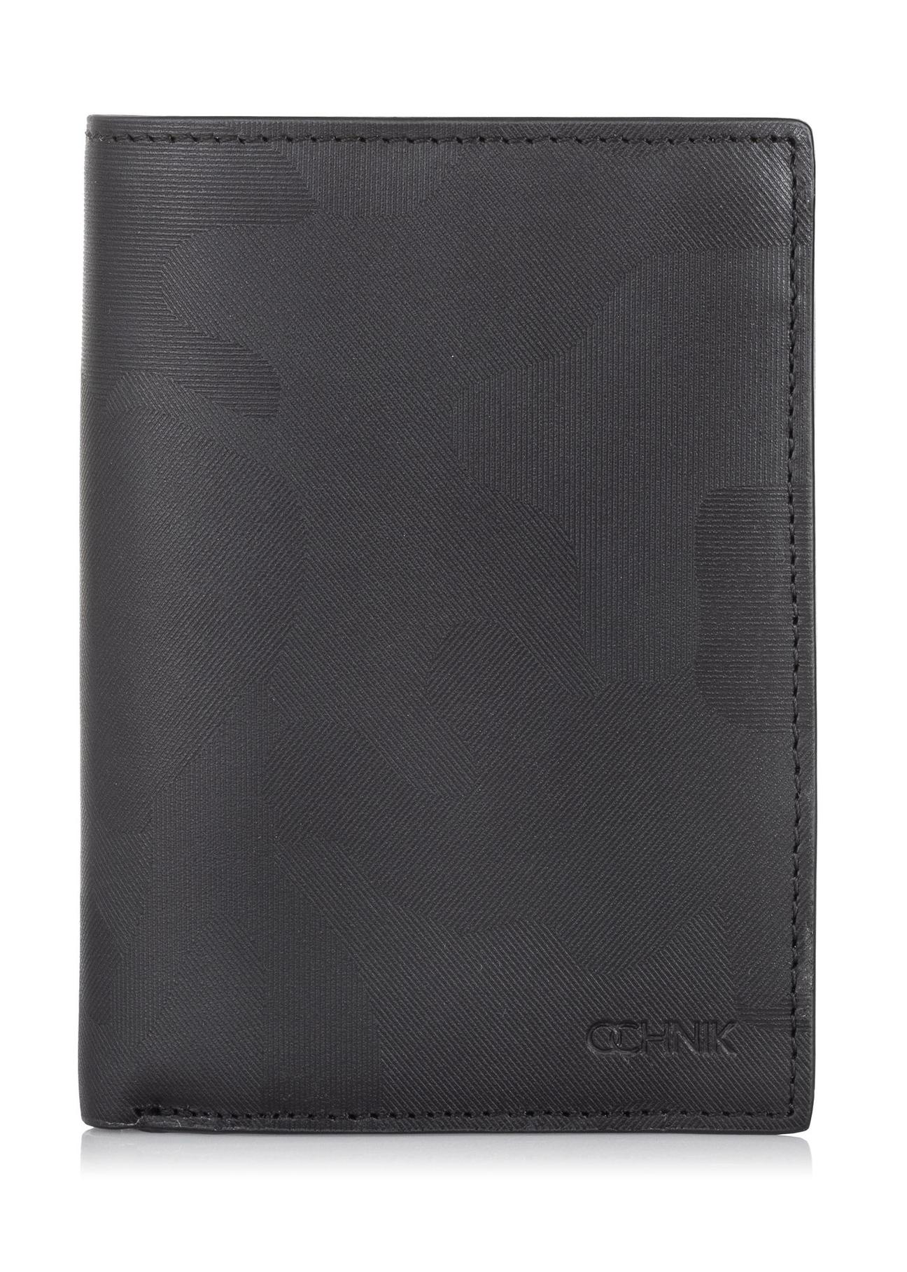 Men's leather wallet with moro pattern PORMS-0527-99(W23)-01