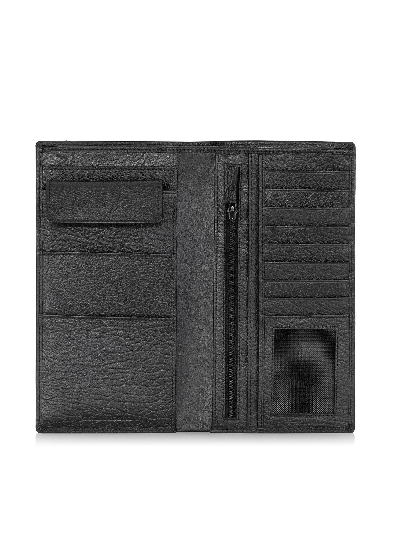 Men's pea leather wallet PORMS-0542-99(W23)-03