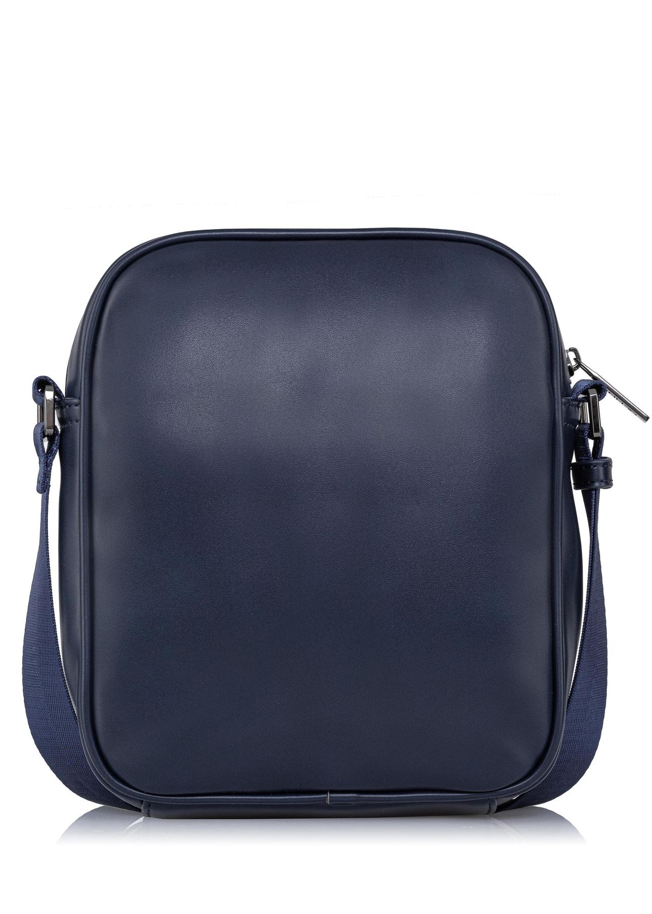 Navy blue men's bag with pocket TORMN-0290-69(W23)-03