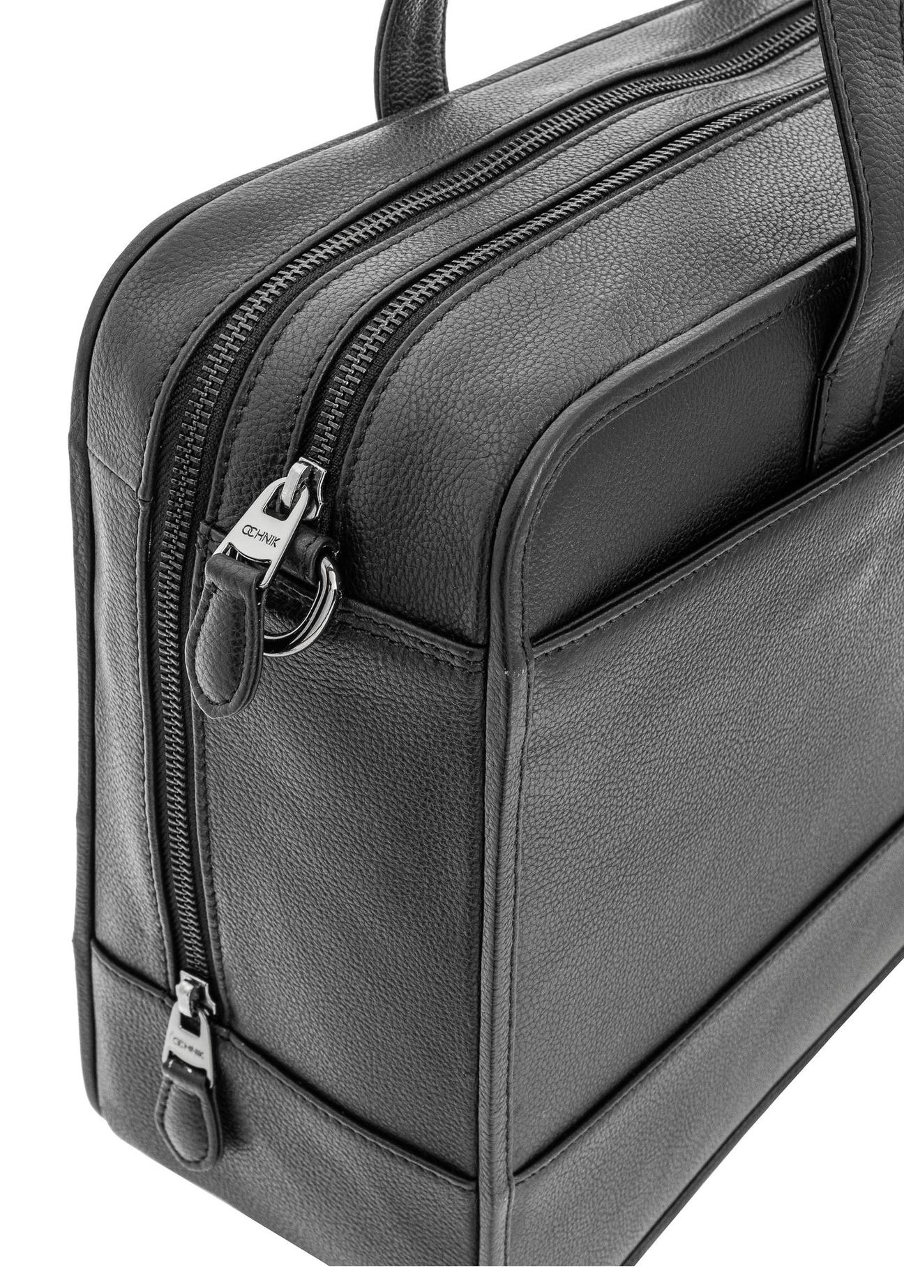 Black leather men's bag TORMS-0448-99(W25)-06