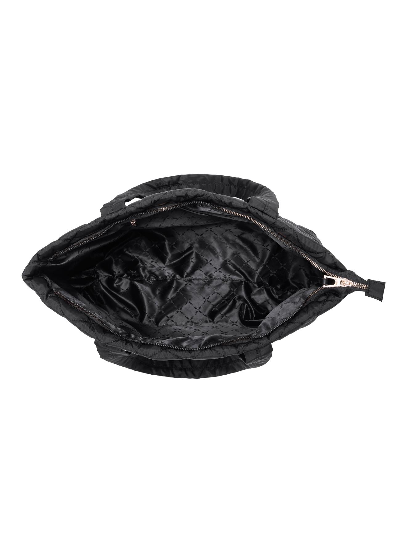 Black women's nylon bag TOREN-0224-99(Z24)-05