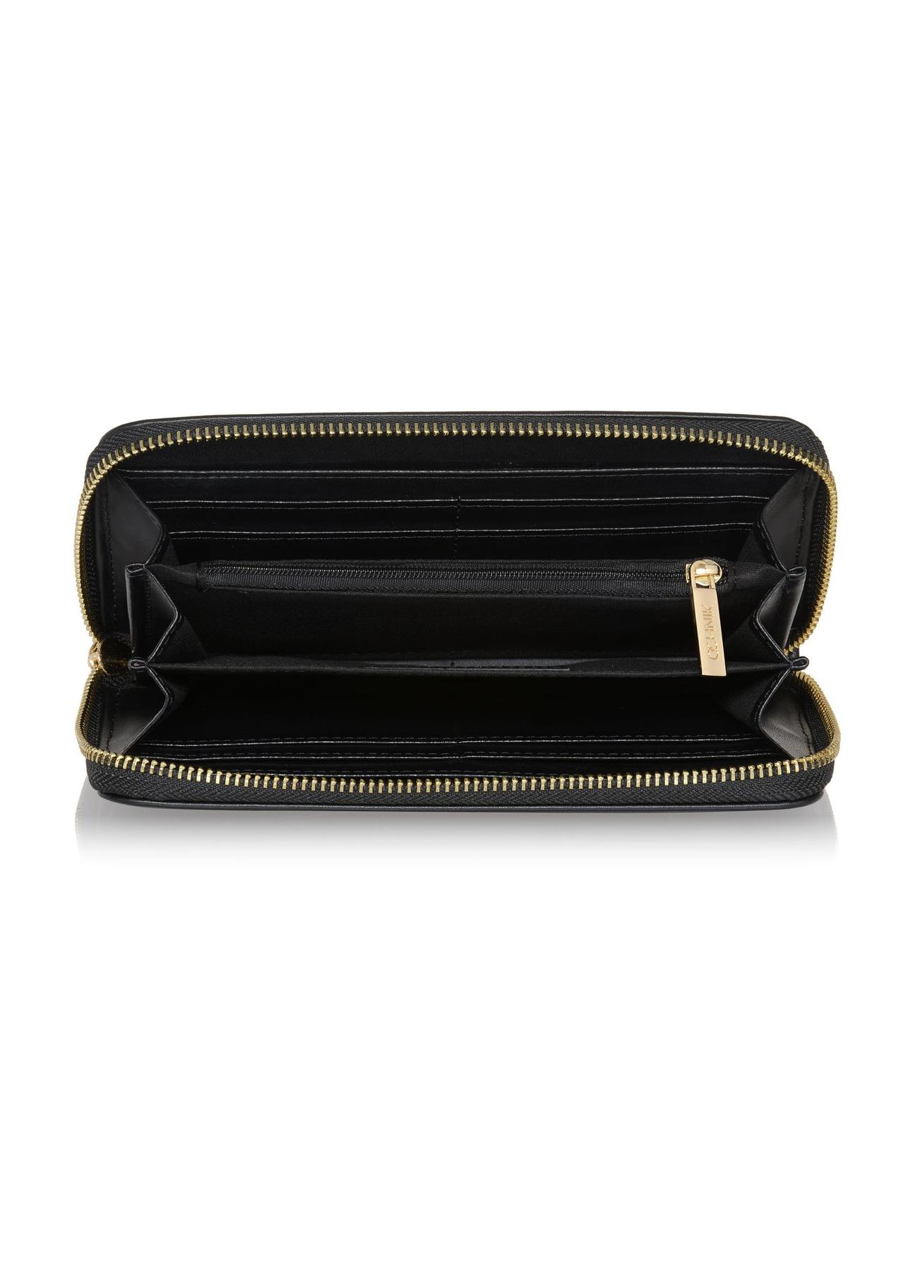 Large black women's wallet POREC-0356-99(Z23)-04