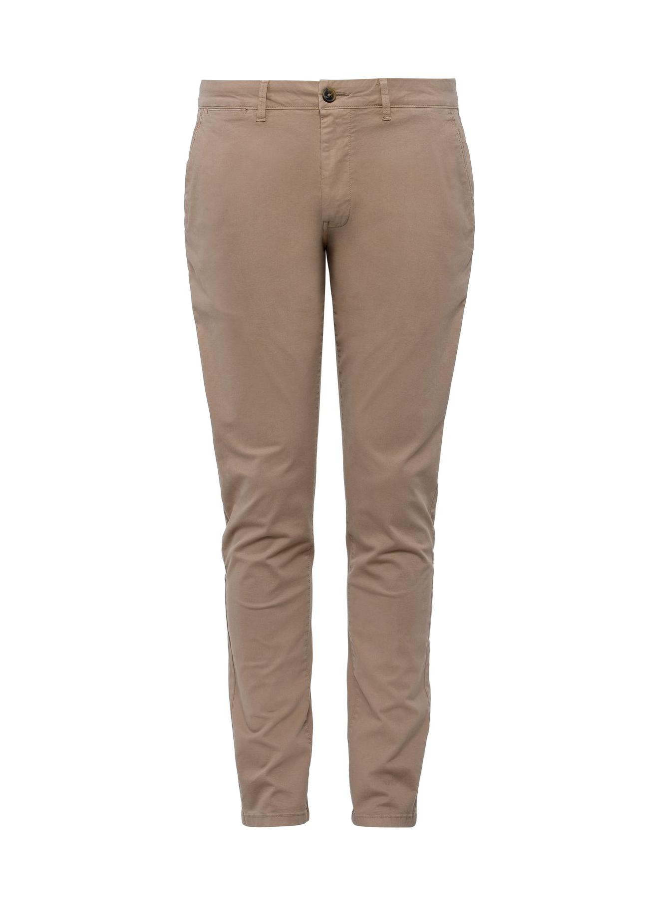 Dark beige men's trousers SPOMT-0103-82(W25)-01