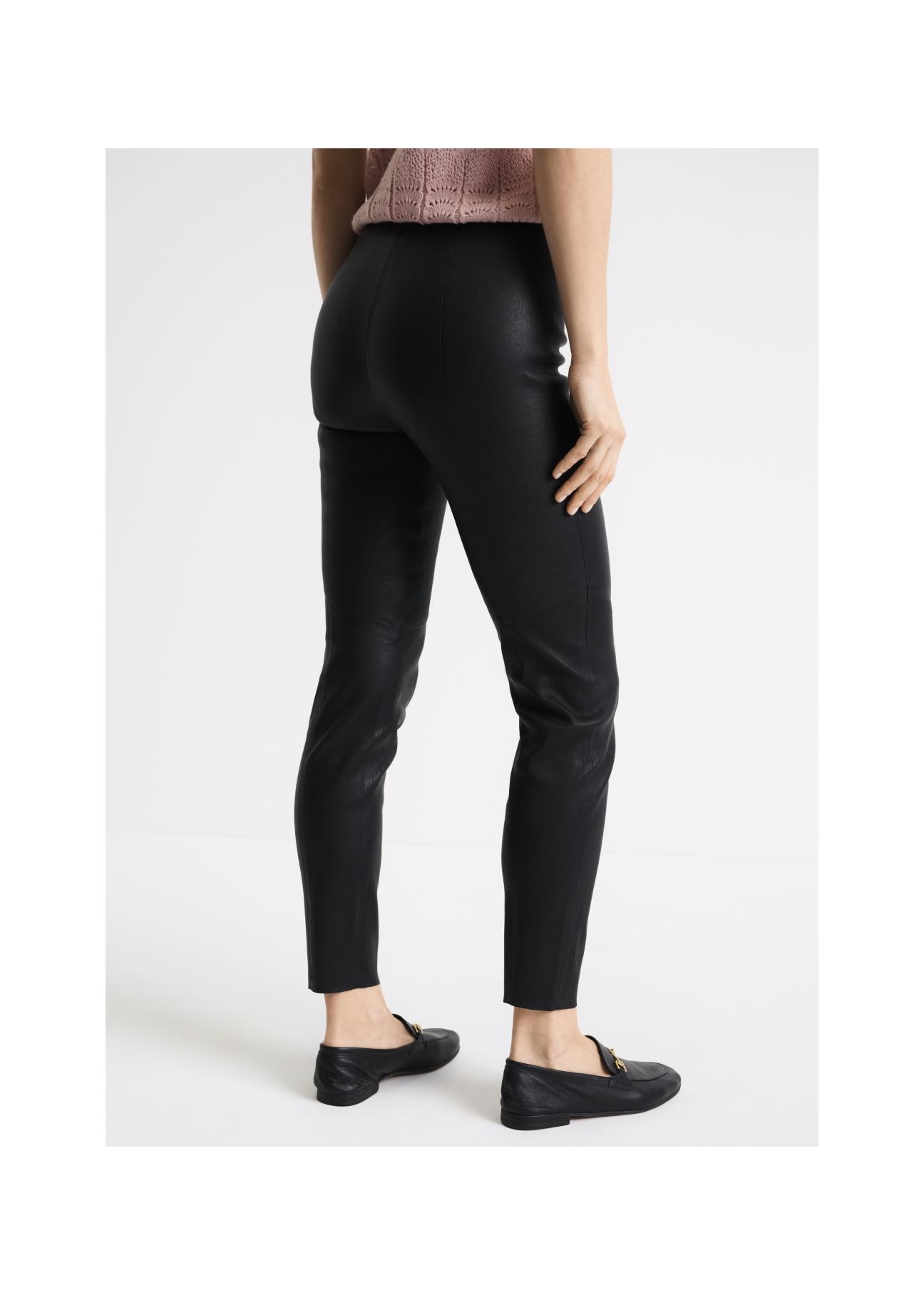 Women's leather leggings SPODS-0030-1236(W22)-04