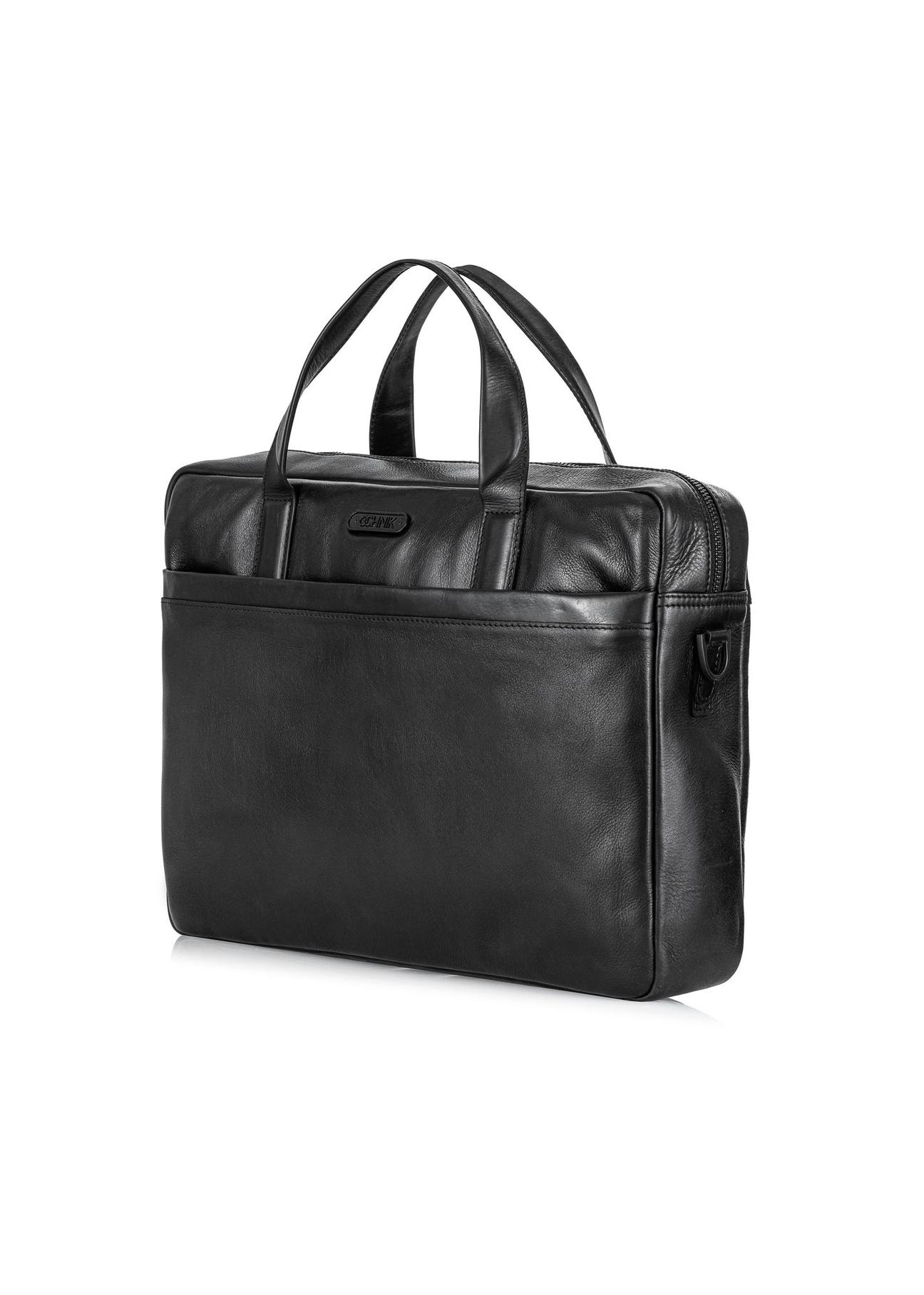 Leather men's briefcase TORMS-0436-99(Z24)-02