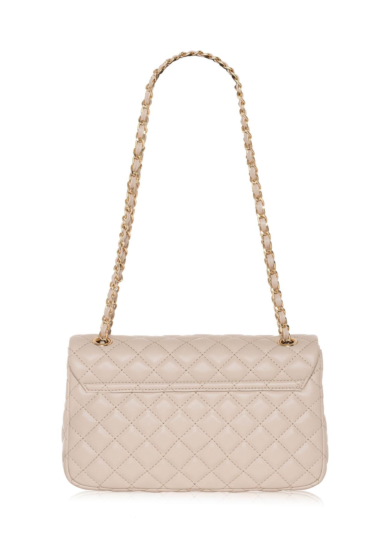 Cream quilted chain bag TOREC-0443D-12(W25)-03