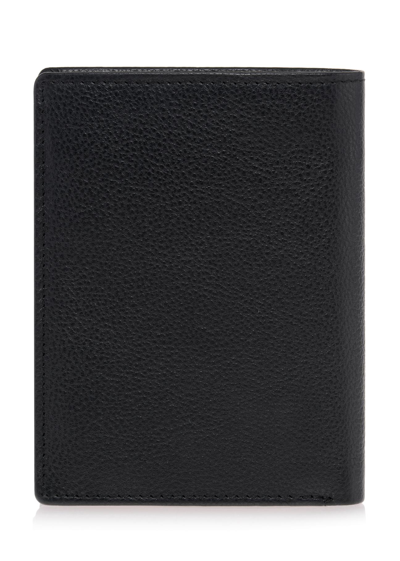 Men's leather wallet with embossing PORMS-0010A-99(W23)-02