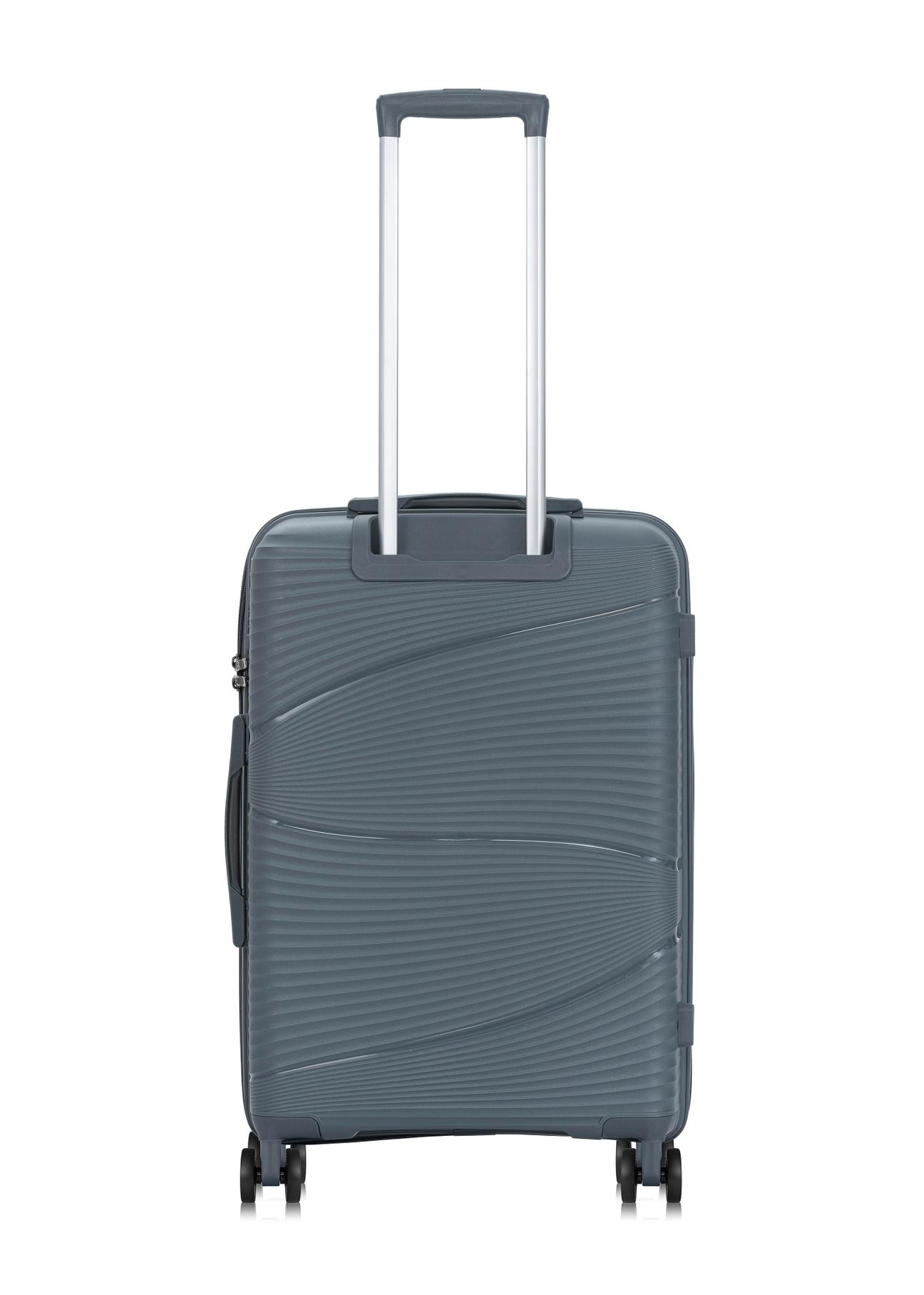 Medium suitcase on wheels WALPP-0021-91-24(W24)-03