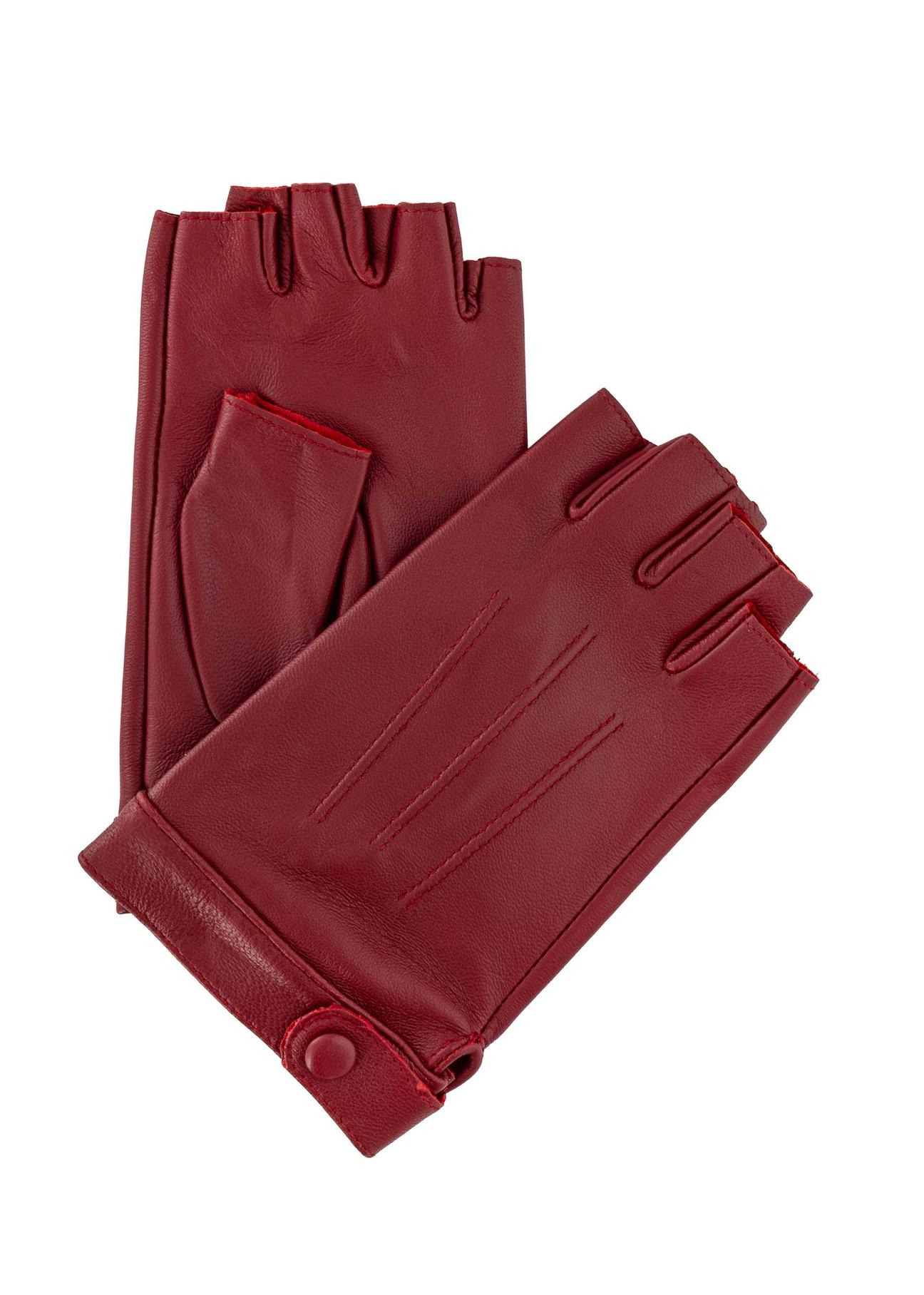 Women's leather car gloves REKDS-0085-42(W24)-01