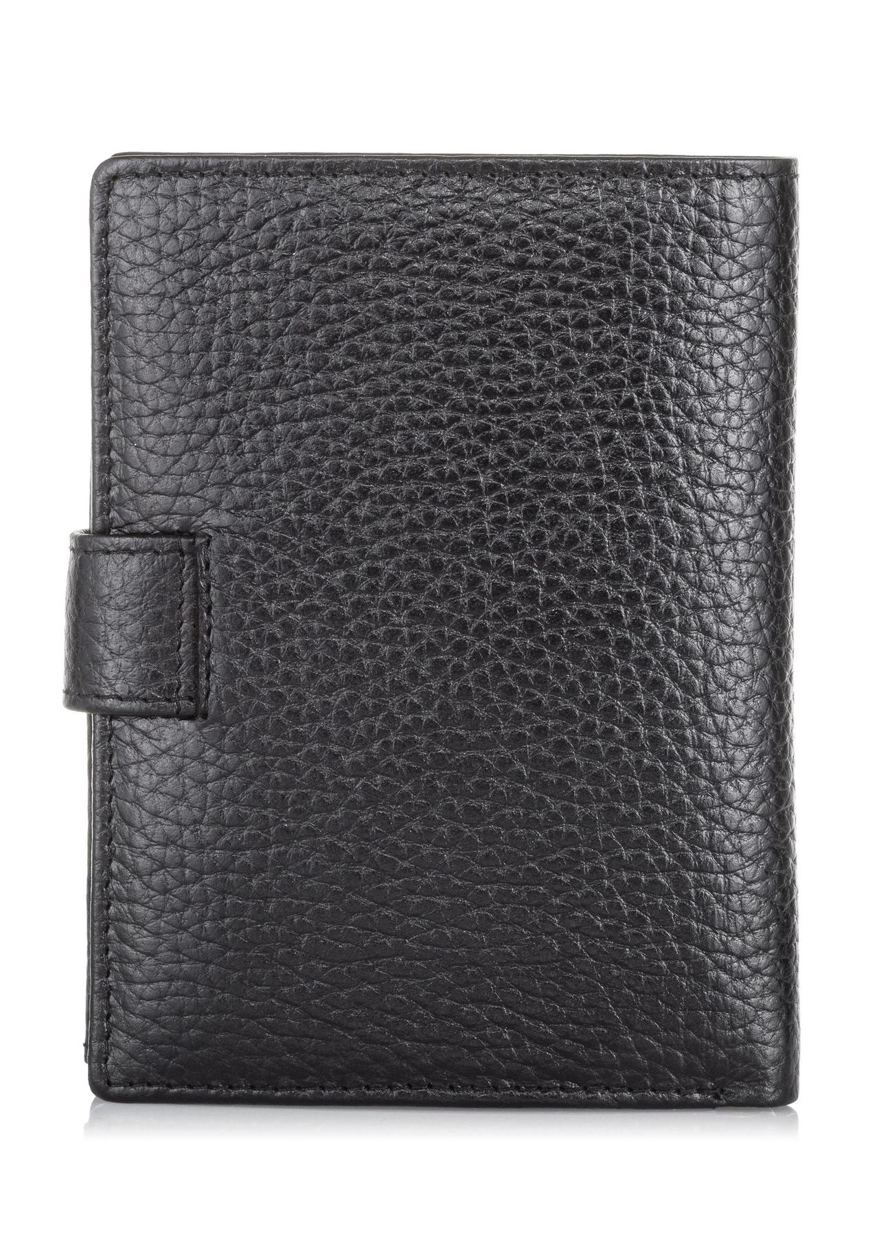 Men's leather clasp wallet PORMS-0525-99(W23)-03