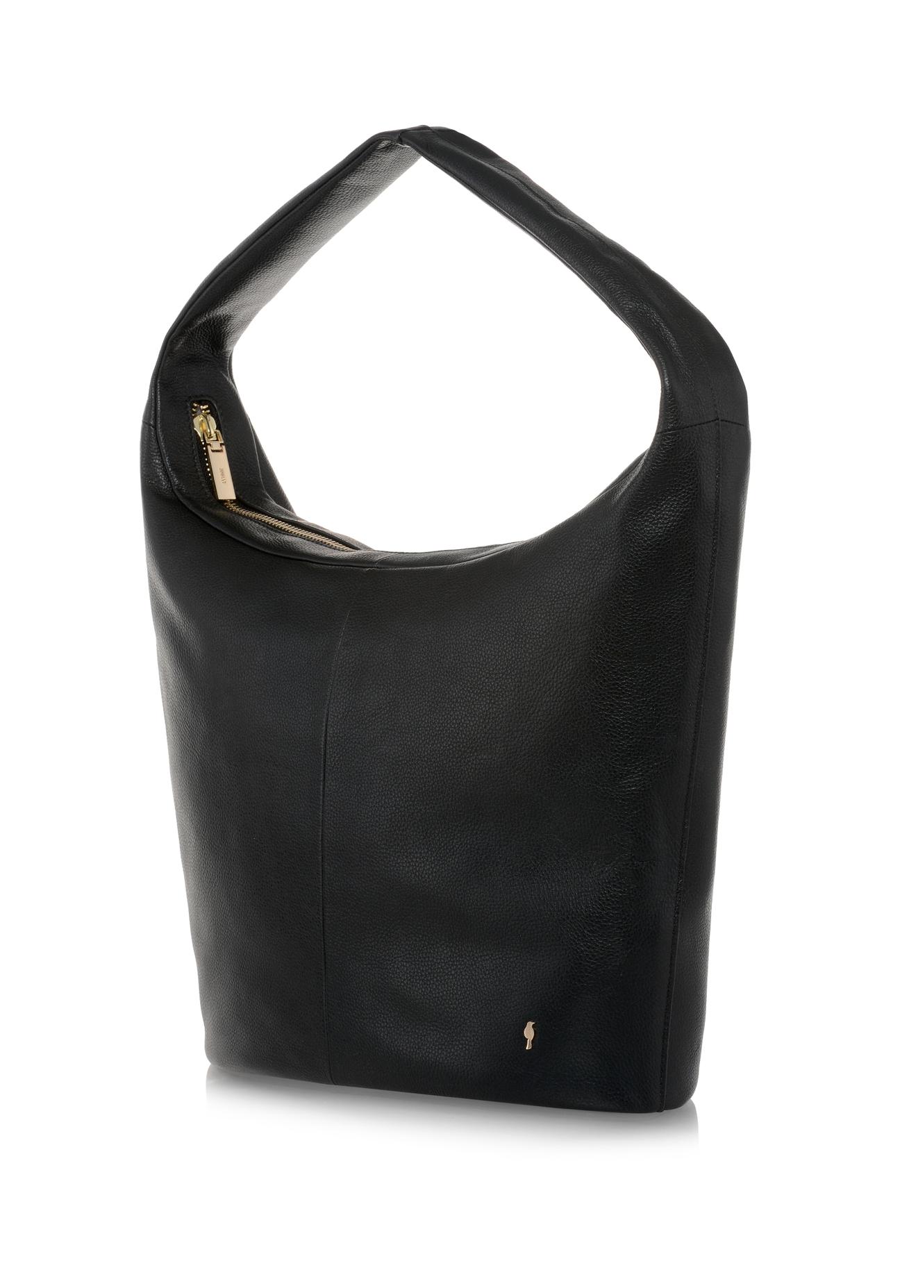 Women's leather hobo handbag TORES-0900-99(W23)-02