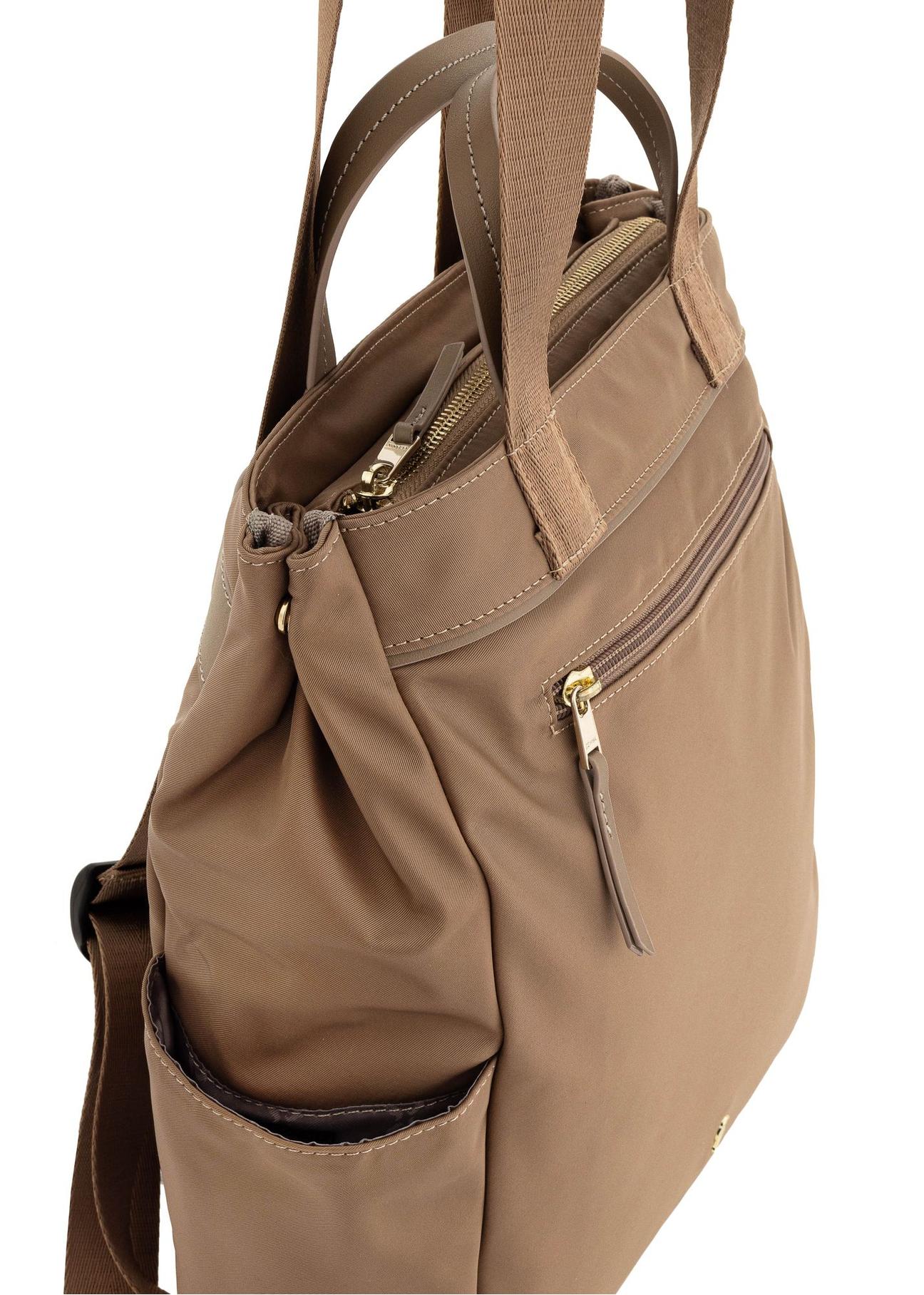 Beige bag - backpack TOREN-0273A-81(W25)-06