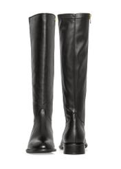 Black leather boots BUTYD-1135-99(Z24)-05