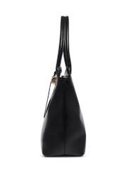 Black large women's handbag TOREC-1076-99(Z26), side view of the product on a white background.