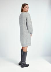 Gray sweater dress SUKDT-0204-91(Z24)-02