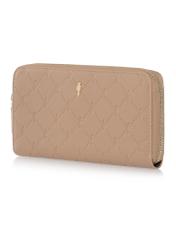 Large beige ladies wallet with embossing POREC-0350-81(Z24)-03