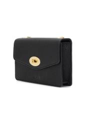 Black small women's handbag TOREC-1141-9I(W26), diagonal product view on a white background.