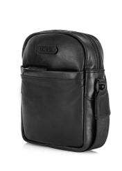 Black leather men's bag TORMS-0433-99(Z24)-02