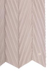 Beige women's scarf with crease SZADT-0157-81(W23)-02